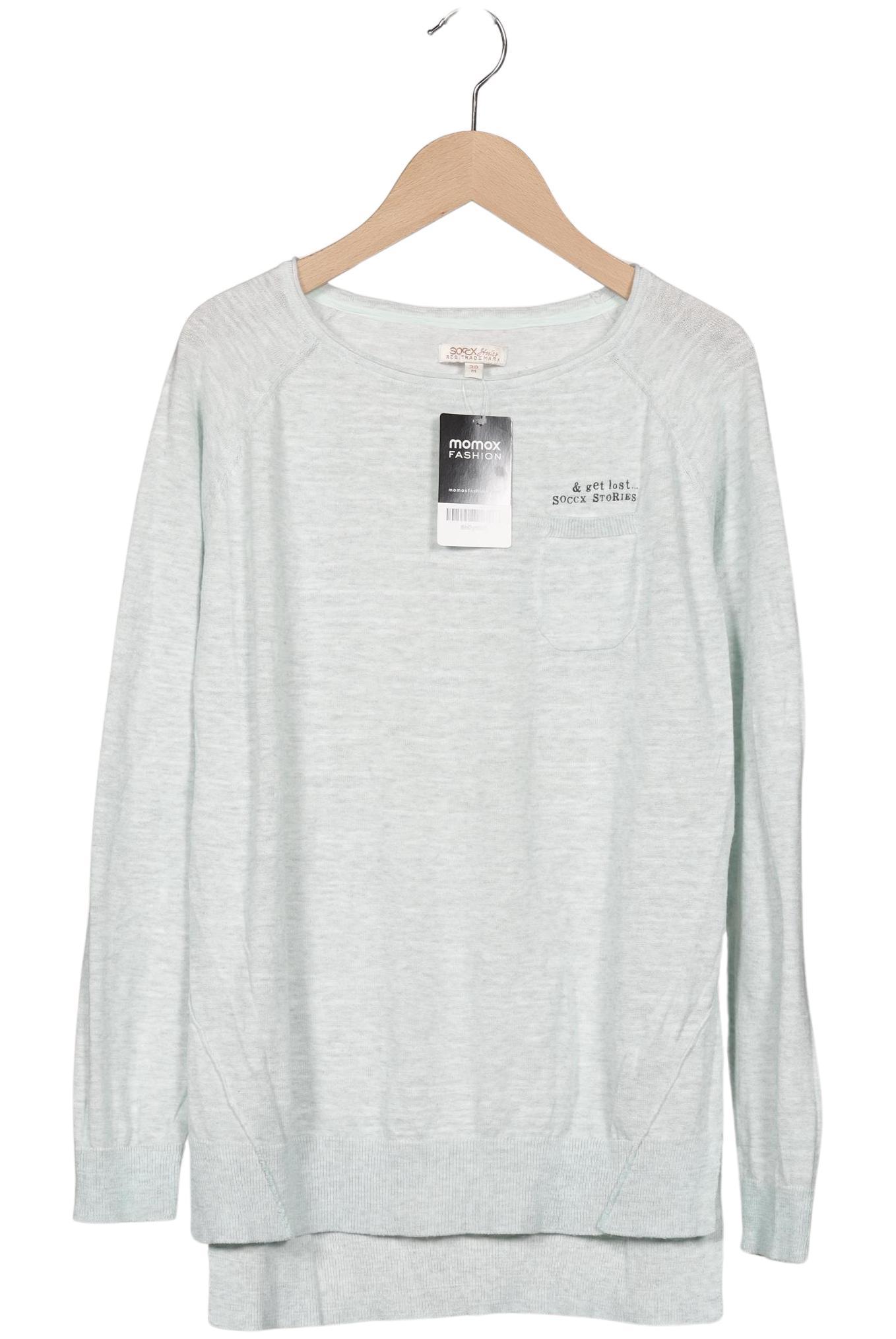 

Soccx Damen Pullover, hellgrün, Gr. 38