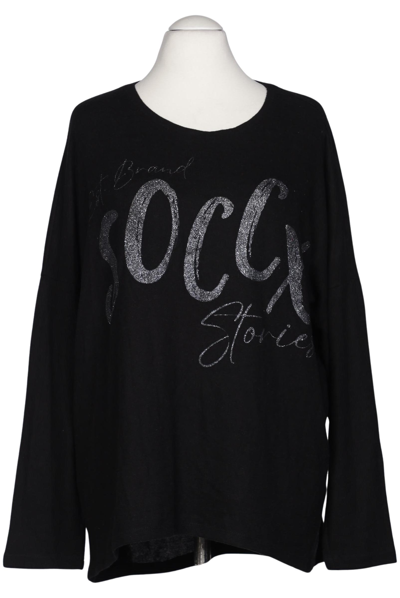 

Soccx Damen Pullover, schwarz, Gr. 52