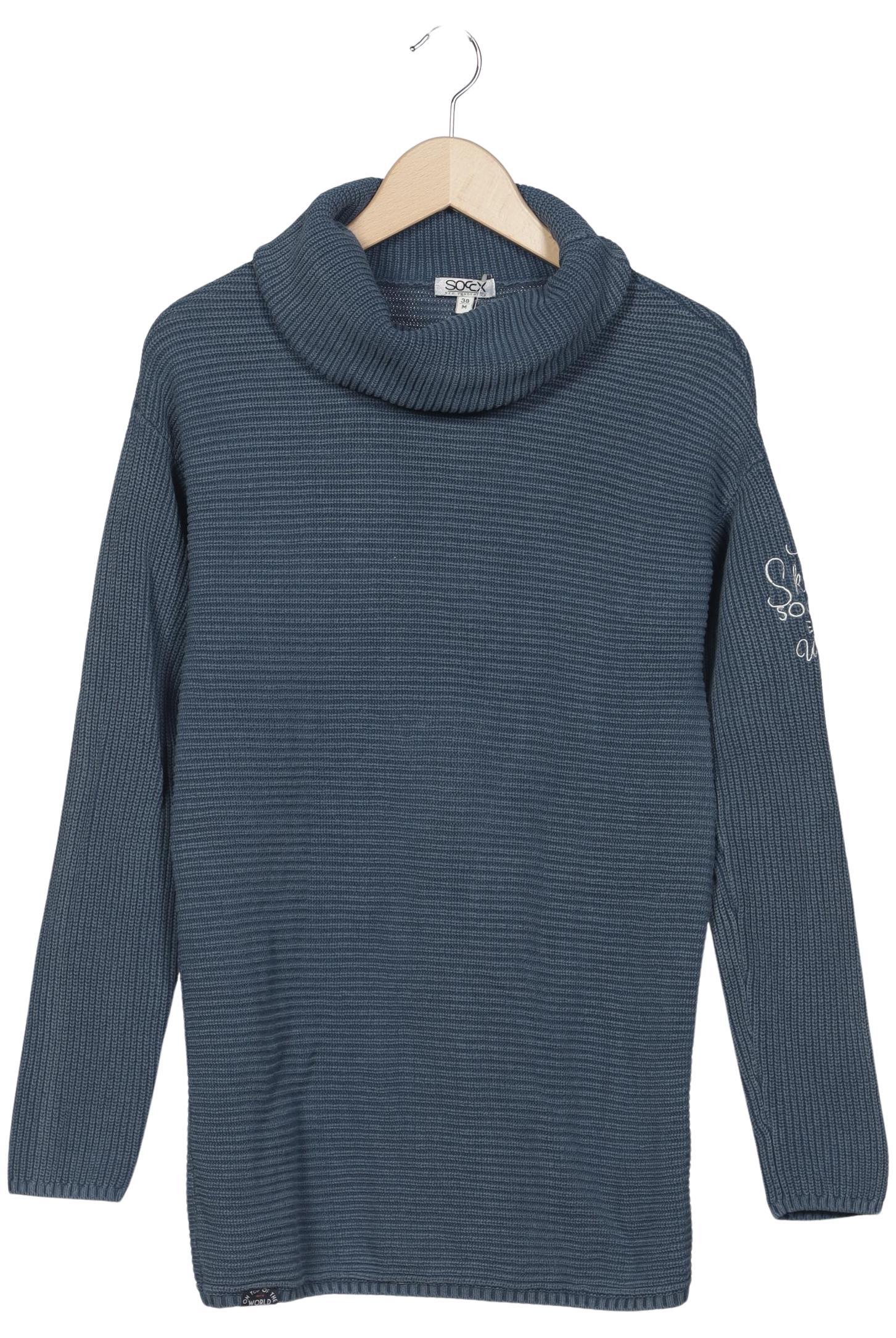 

Soccx Damen Pullover, blau, Gr. 38