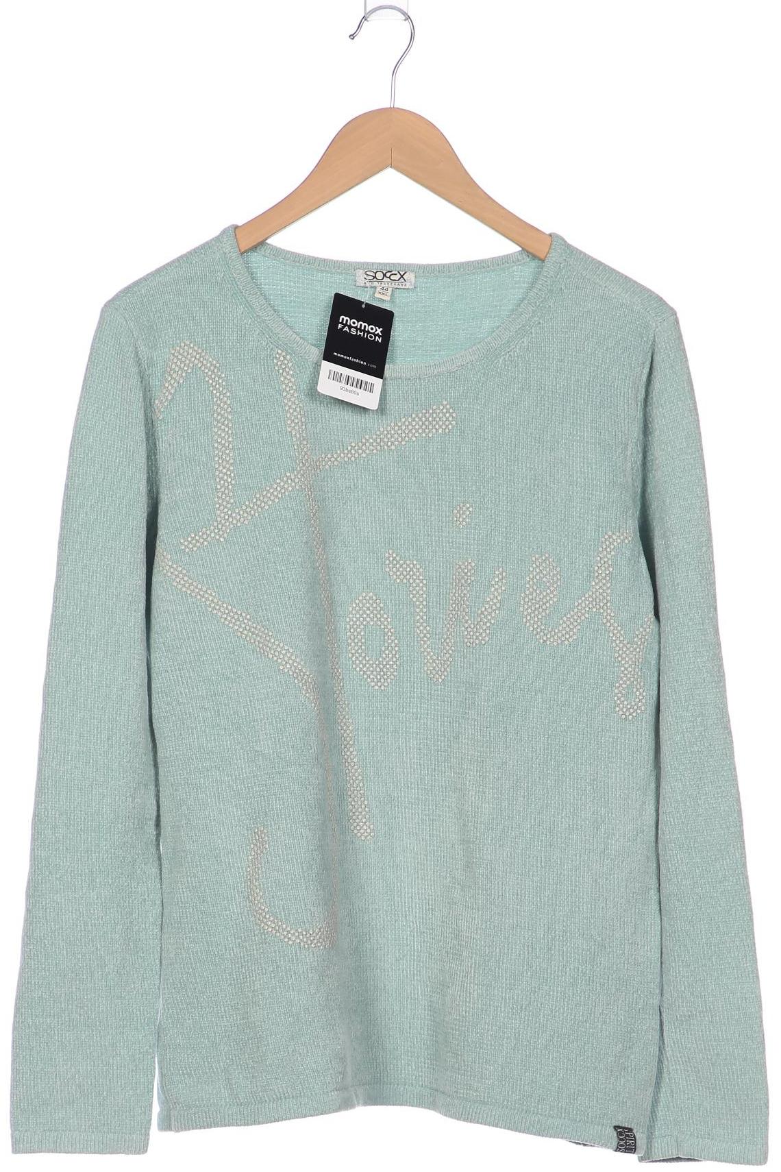 

Soccx Damen Pullover, türkis, Gr. 44
