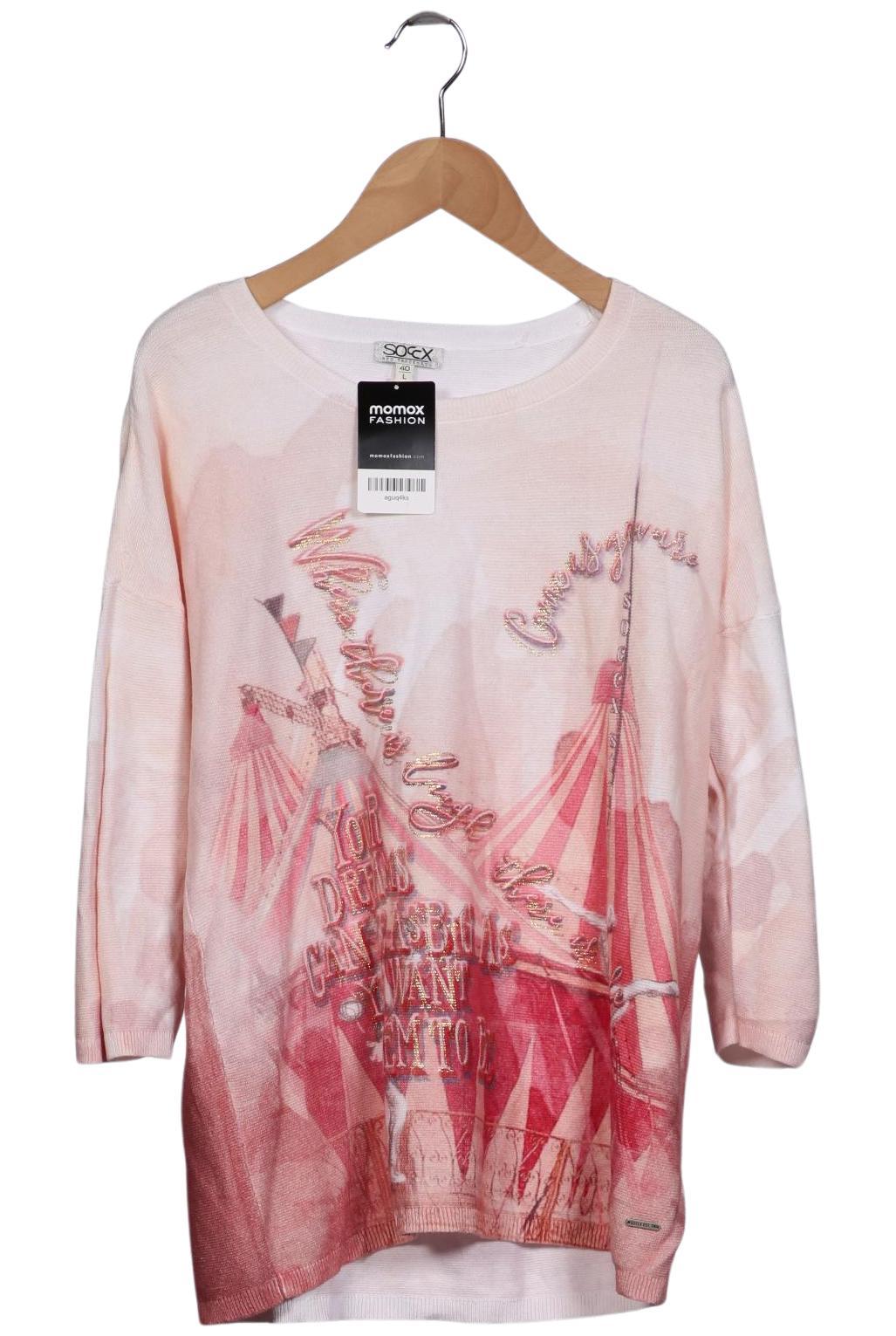 

Soccx Damen Pullover, pink, Gr. 40