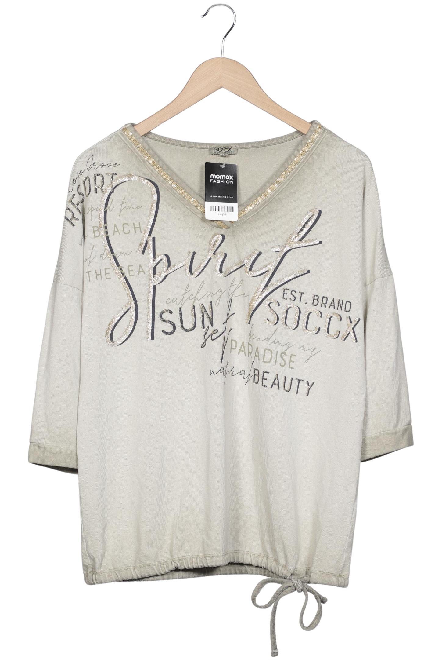 

Soccx Damen Pullover, beige, Gr. 40