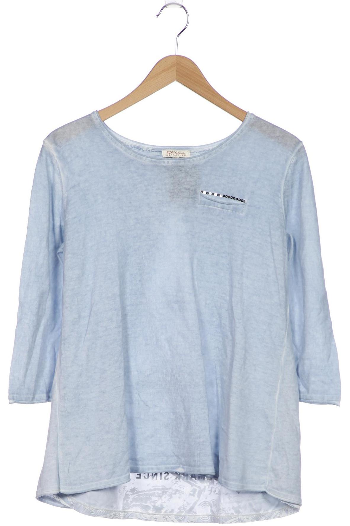 

Soccx Damen Pullover, hellblau, Gr. 36