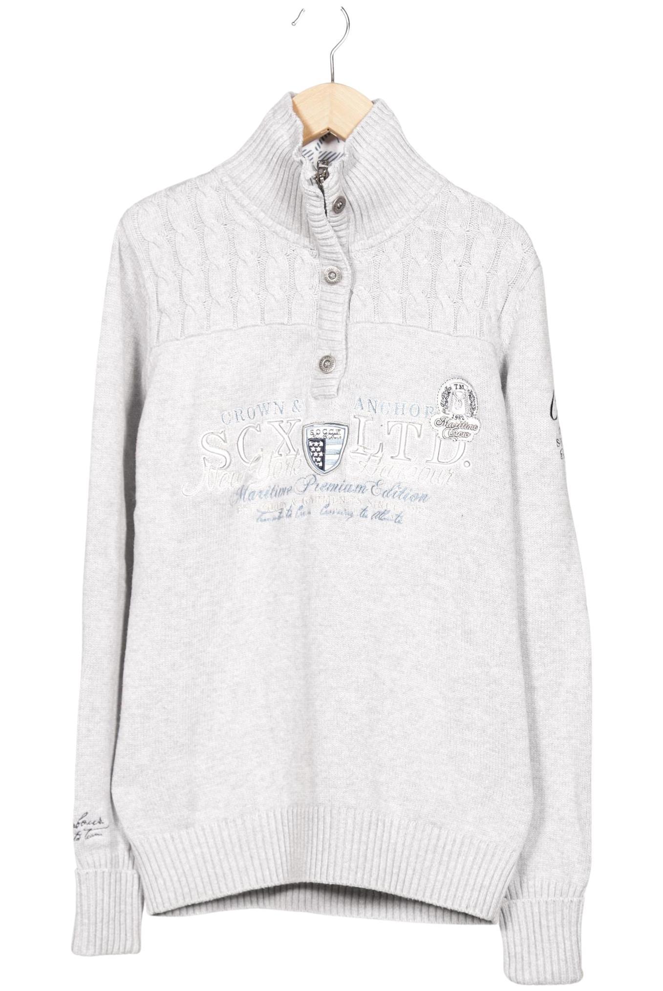 

Soccx Damen Pullover, grau, Gr. 42