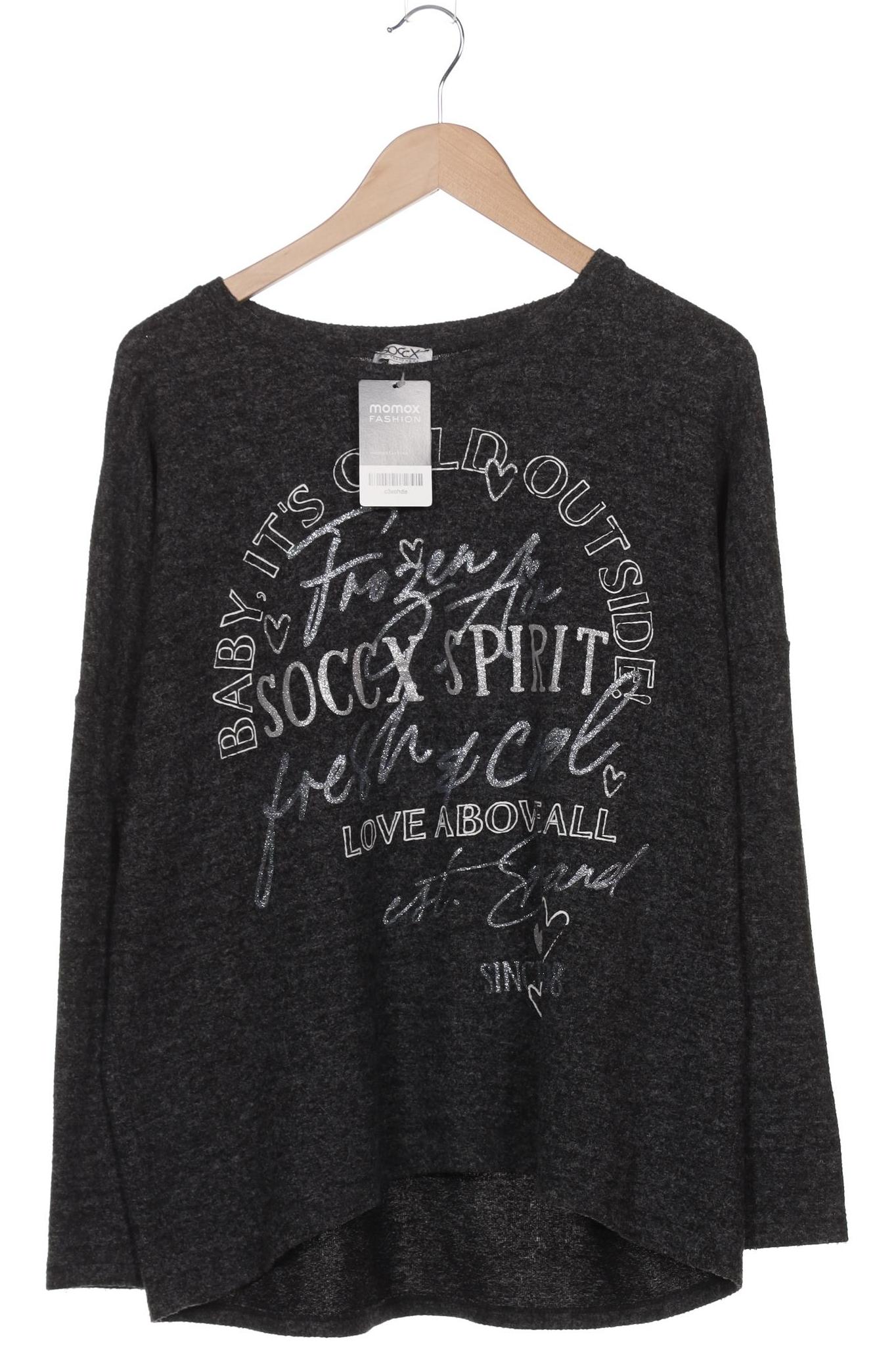 

Soccx Damen Pullover, grau, Gr. 44