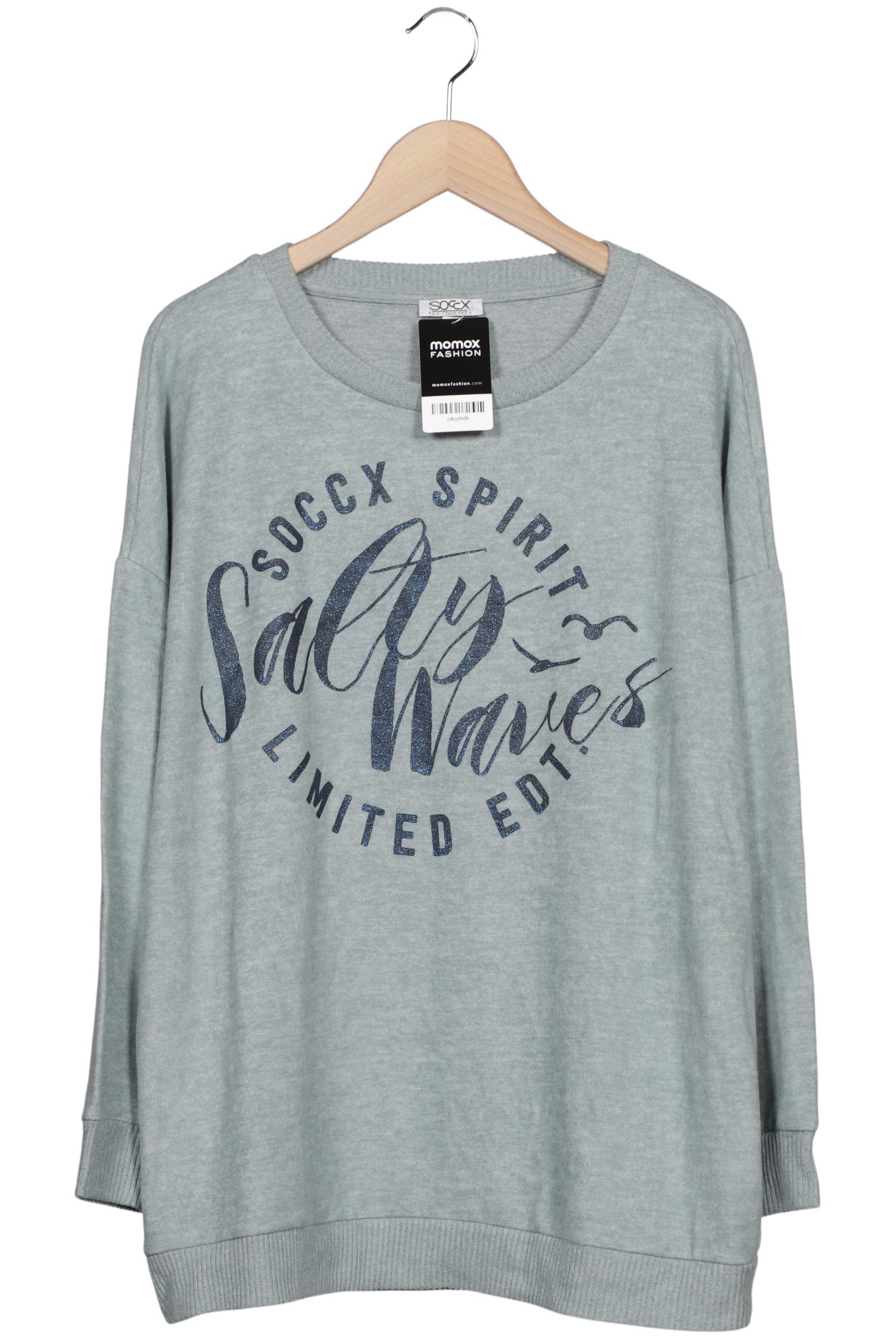 

Soccx Damen Pullover, hellblau, Gr. 44