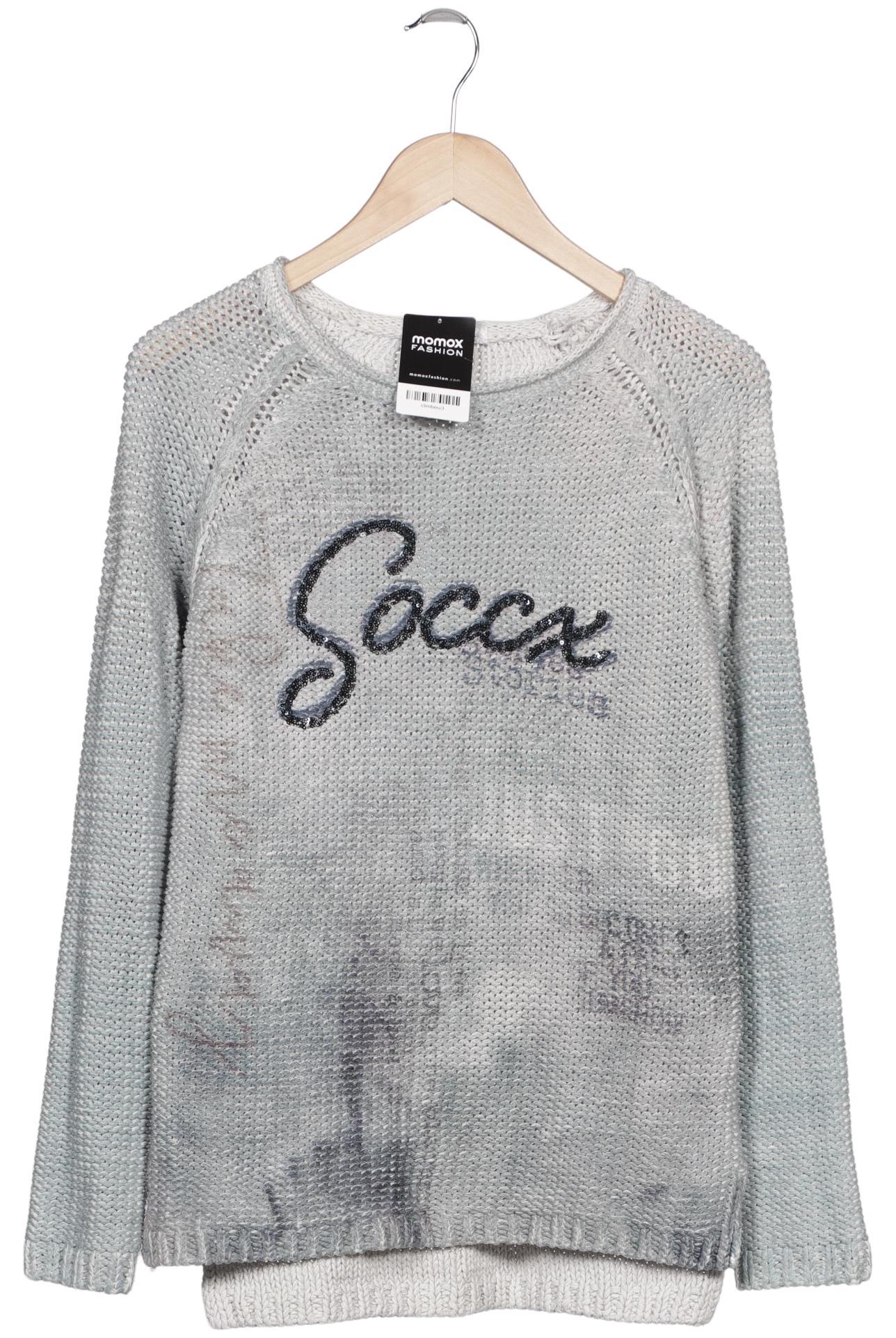 

Soccx Damen Pullover, grau, Gr. 38