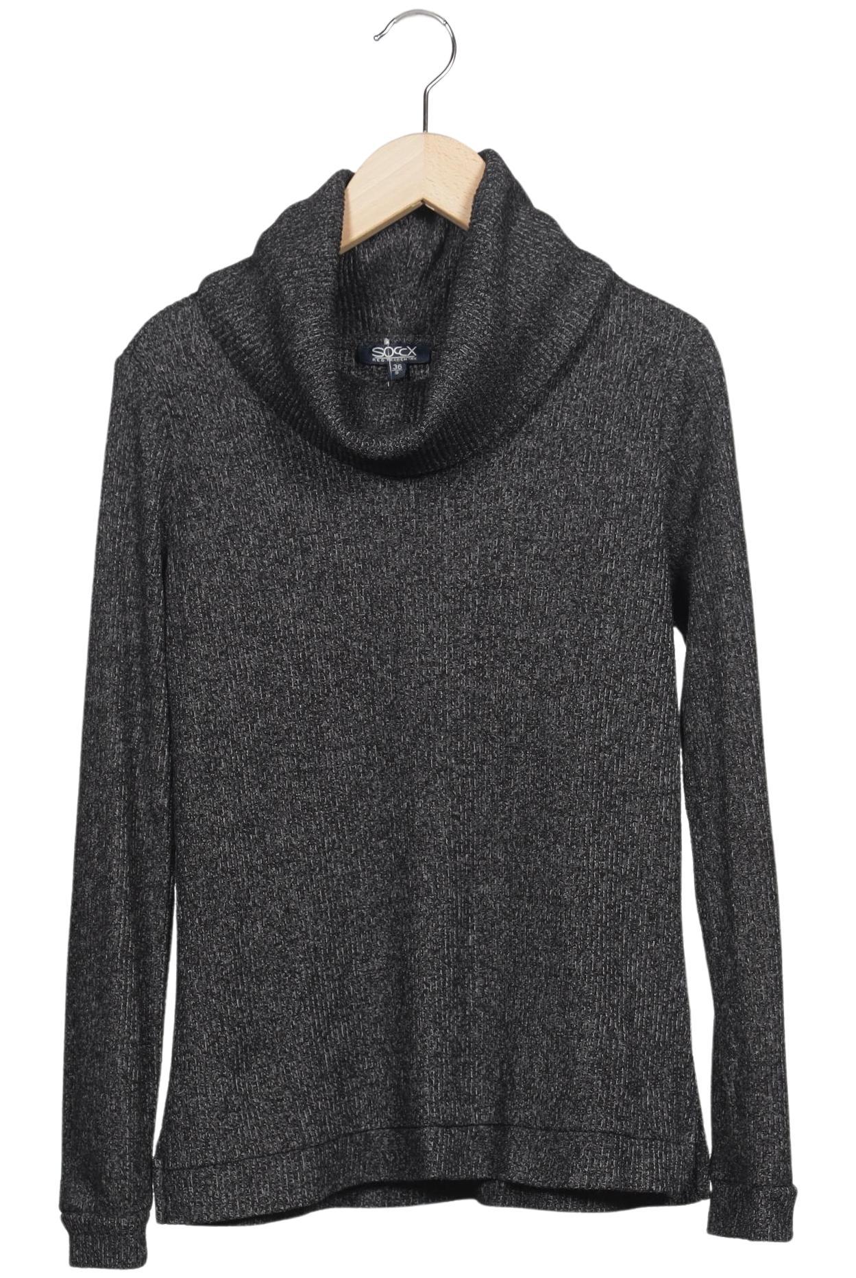 

Soccx Damen Pullover, grau, Gr. 36