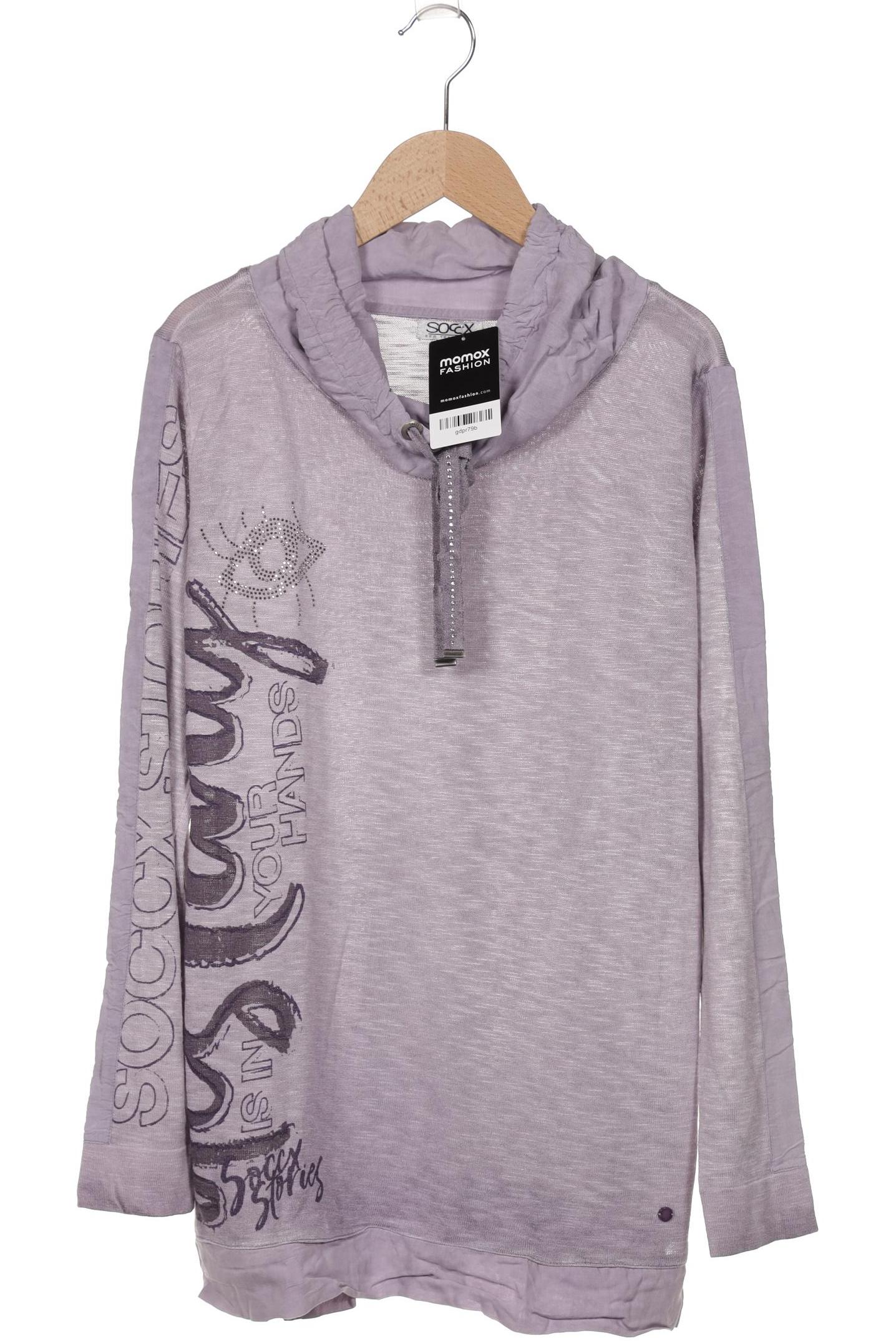 

Soccx Damen Pullover, flieder, Gr. 38