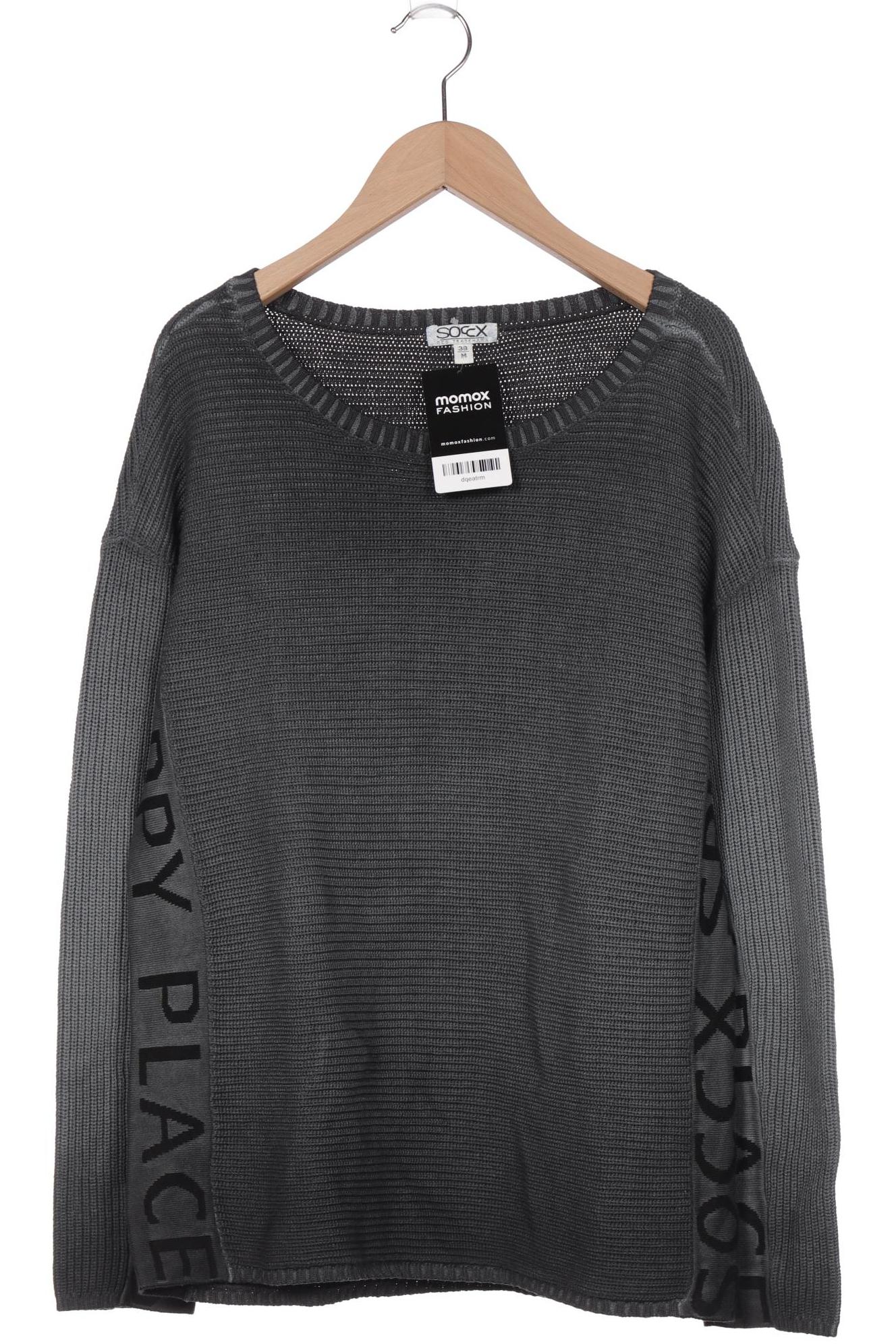 

SOCCX Damen Pullover, grau