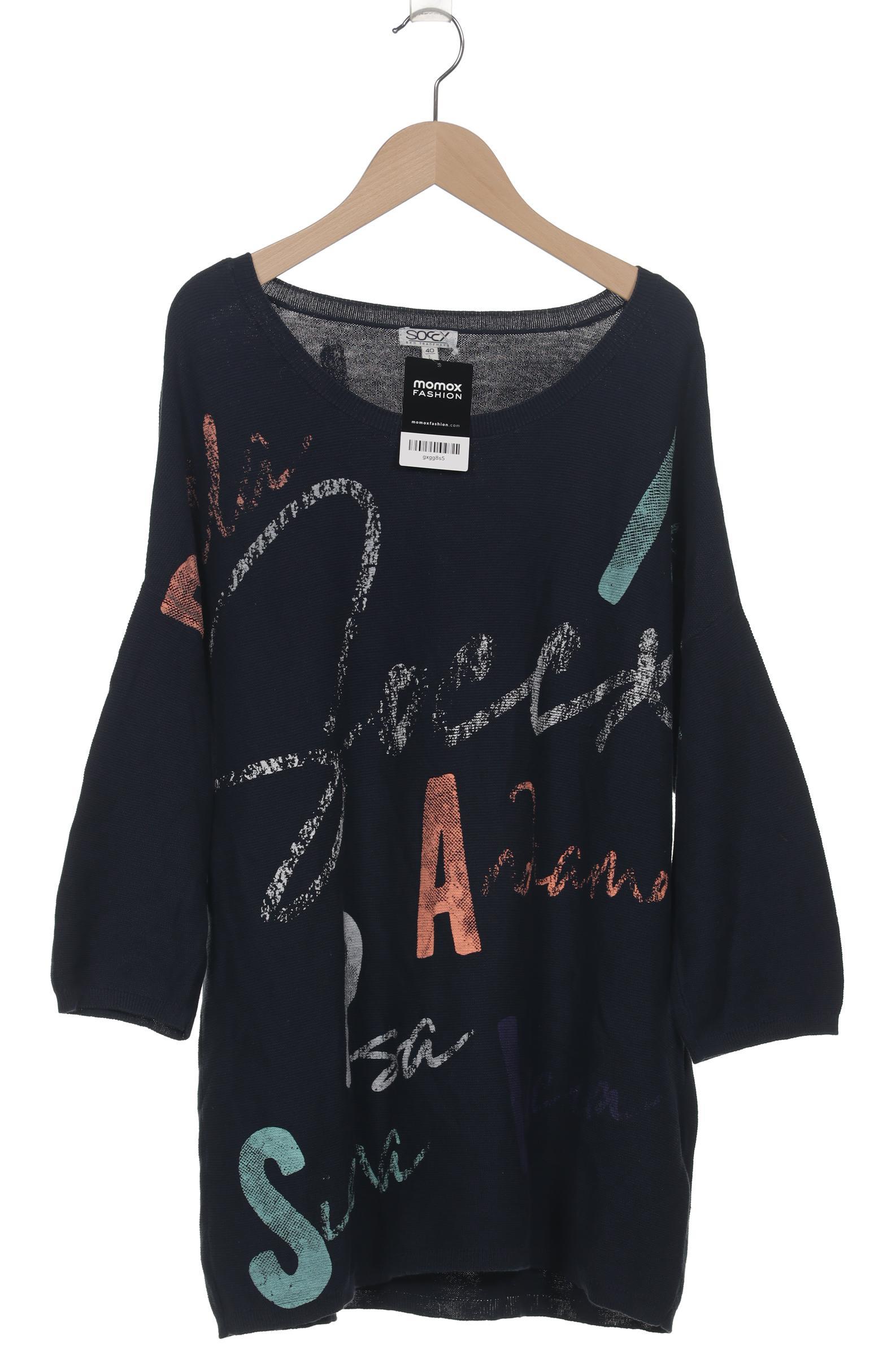 

Soccx Damen Pullover, marineblau, Gr. 40