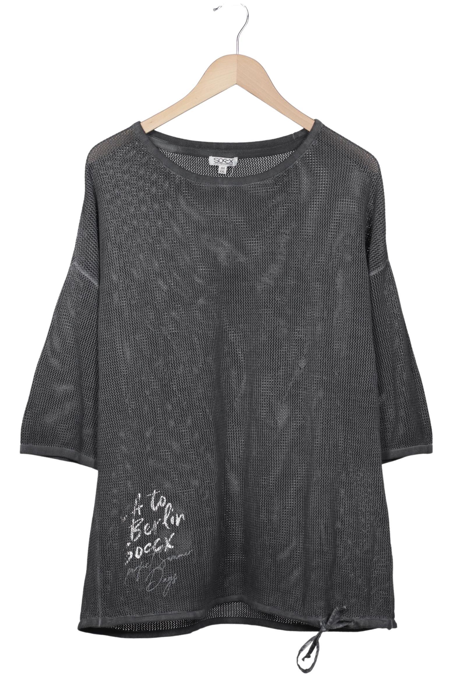 

Soccx Damen Pullover, grau, Gr. 44