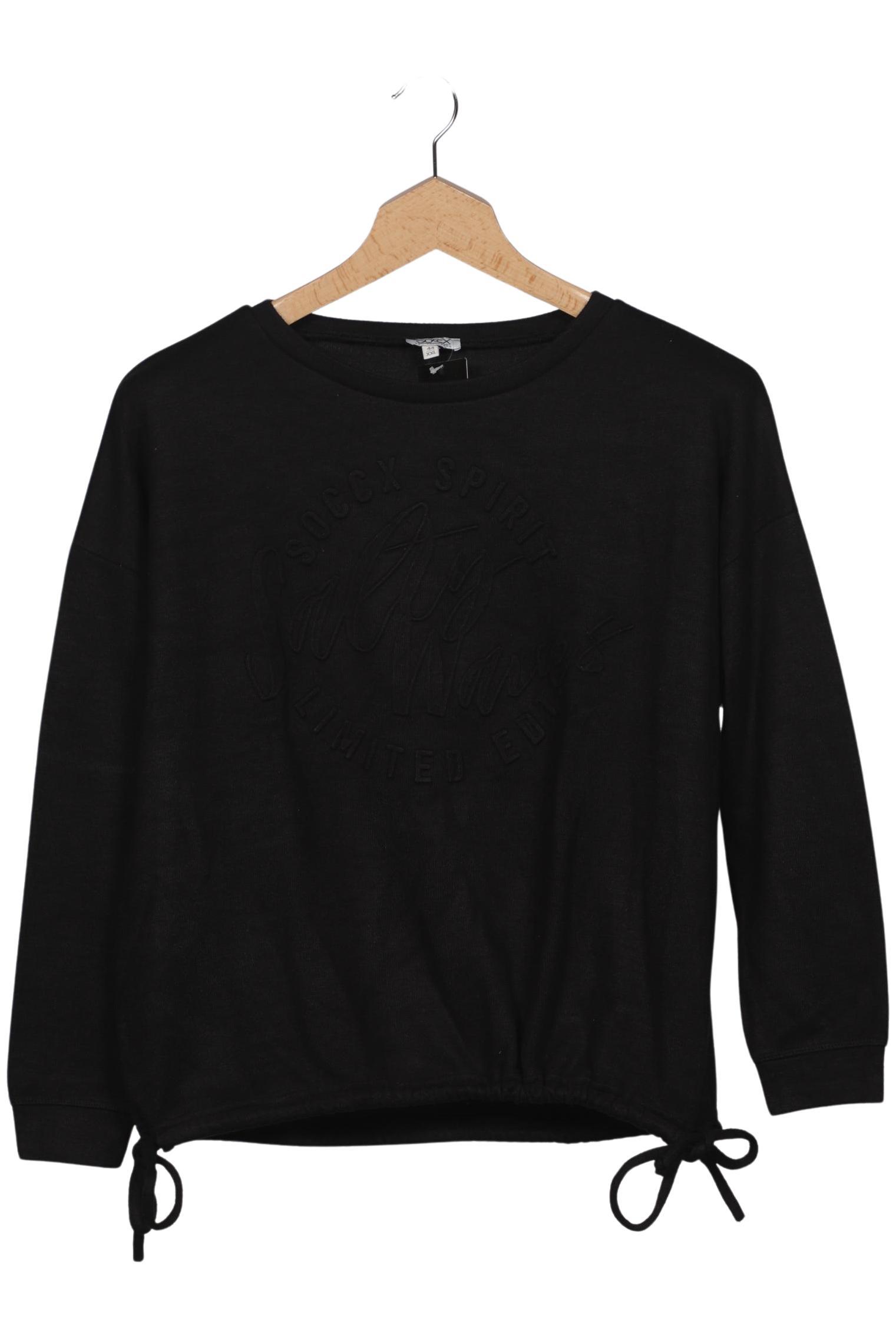 

Soccx Damen Pullover, schwarz, Gr. 44