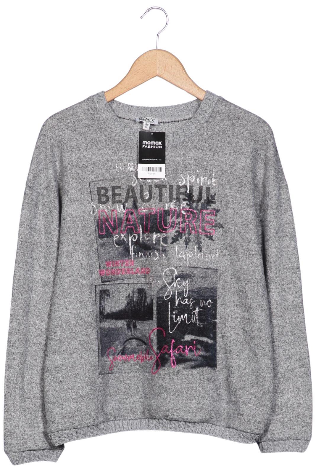 

Soccx Damen Pullover, grau, Gr. 38