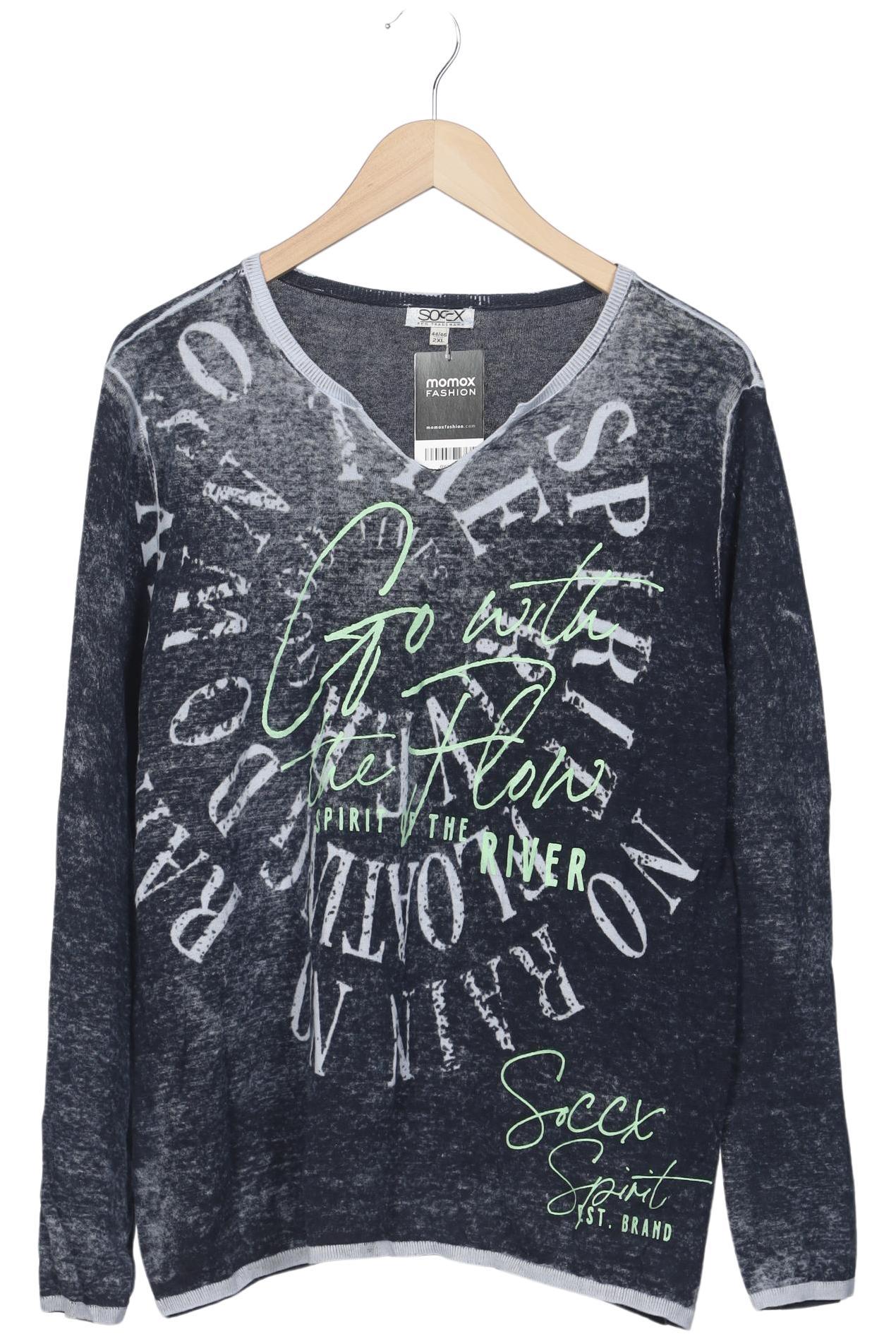 

Soccx Damen Pullover, grau, Gr. 46