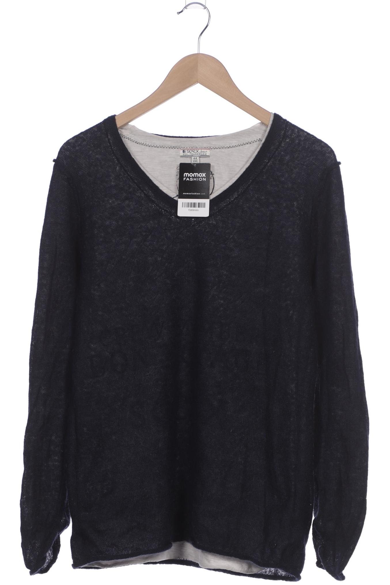 

Soccx Damen Pullover, marineblau, Gr. 44