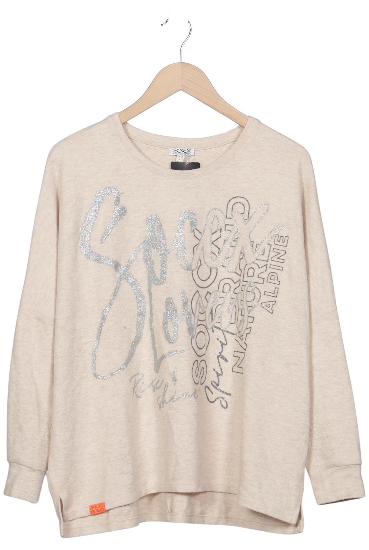 

Soccx Damen Pullover, beige, Gr. 40