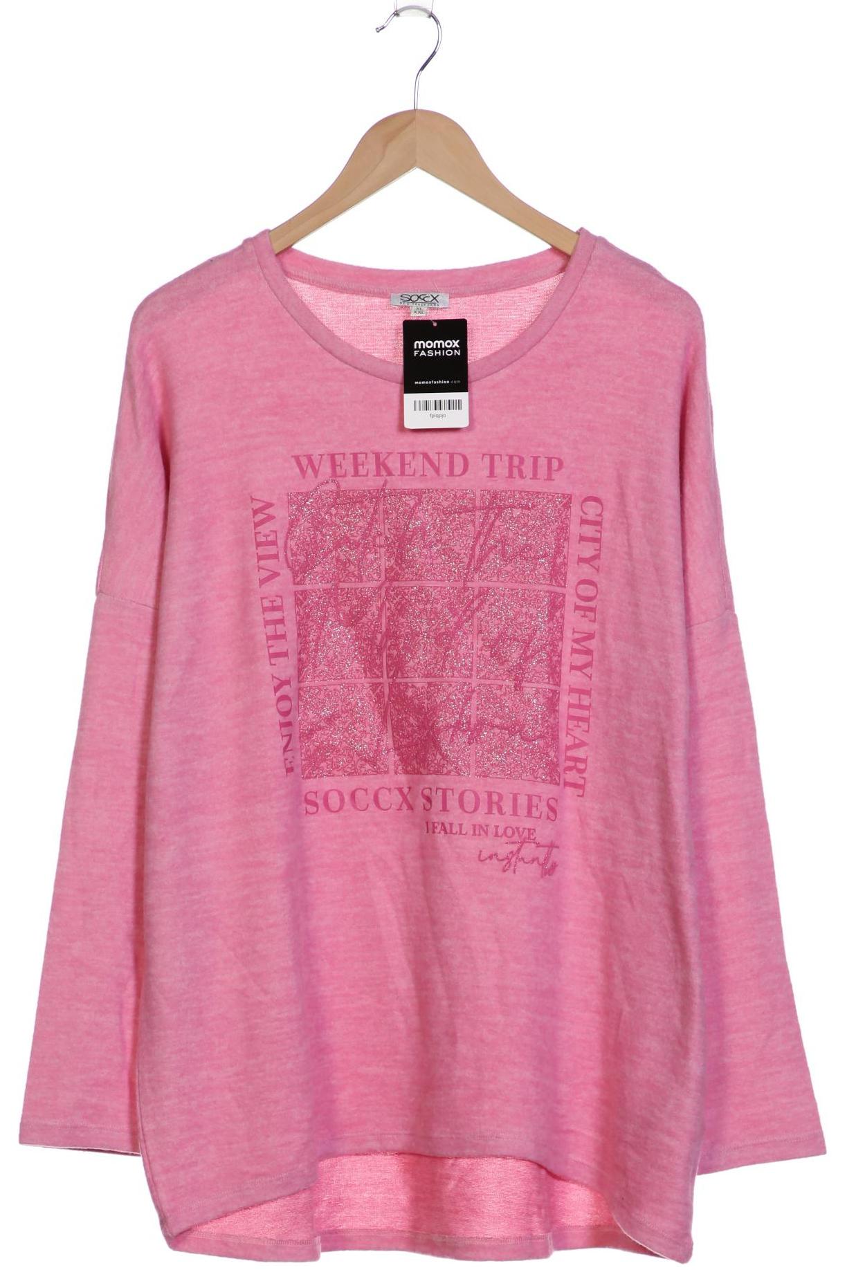 

Soccx Damen Pullover, pink, Gr. 44