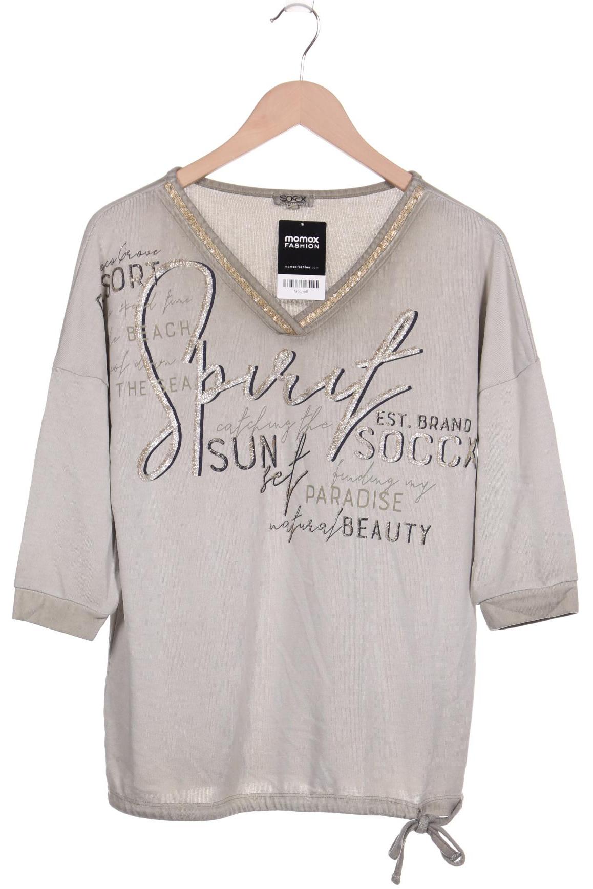 

SOCCX Damen Pullover, beige
