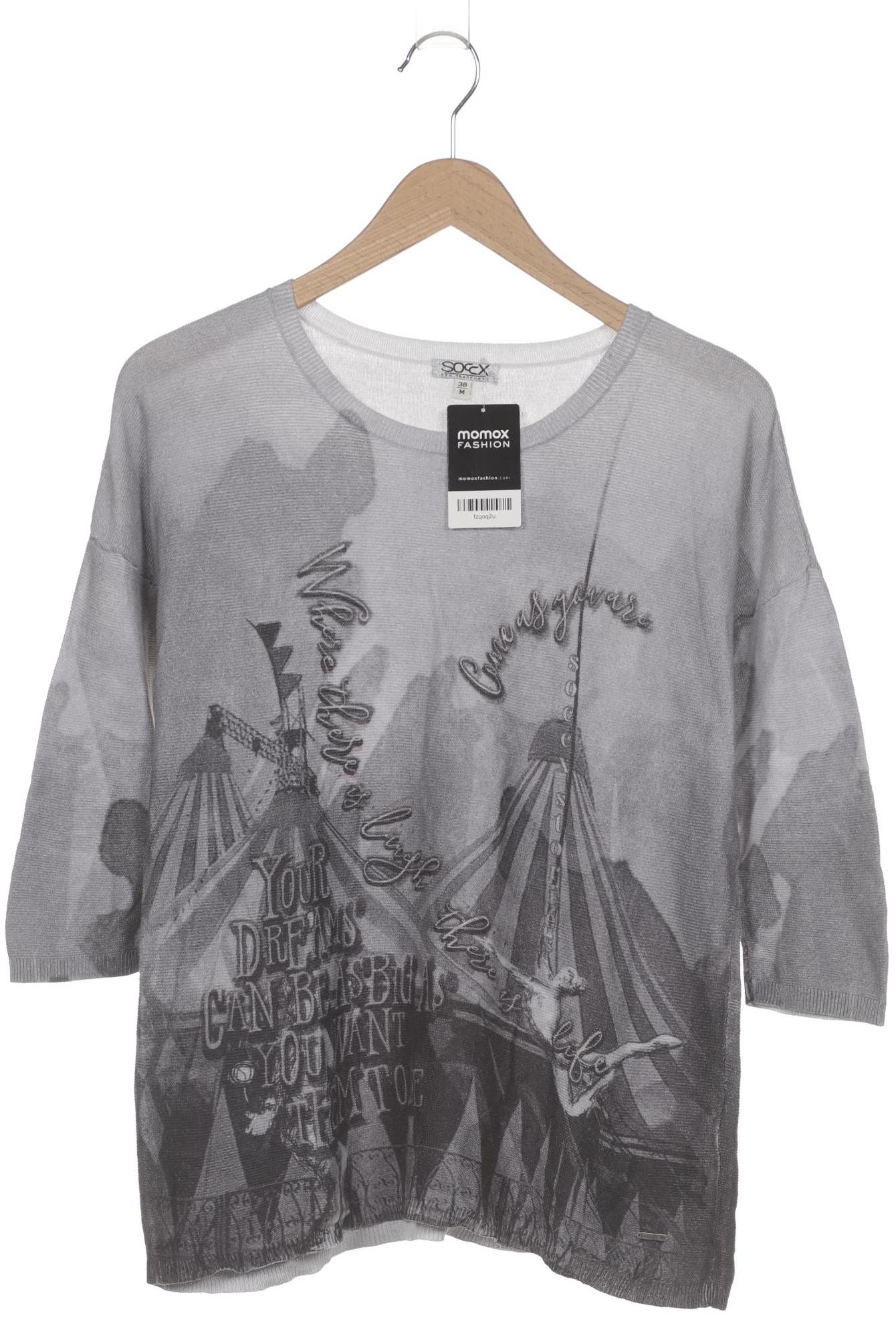 

Soccx Damen Pullover, grau, Gr. 38