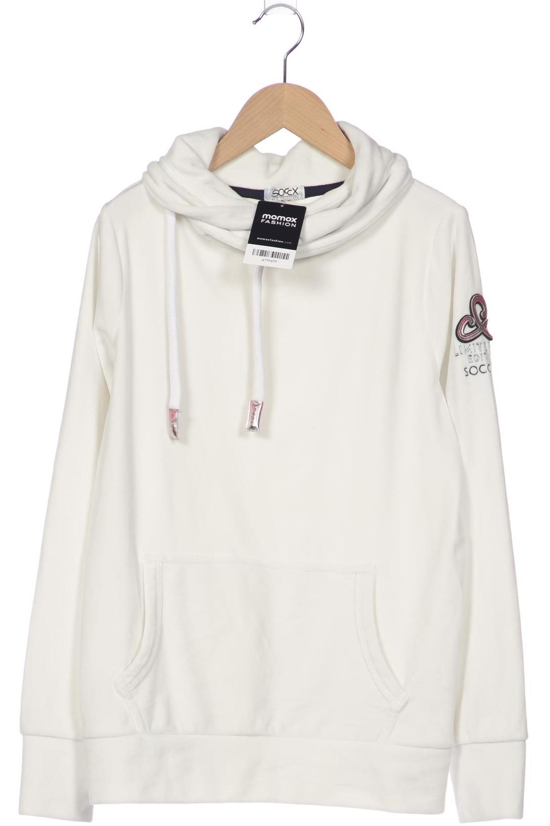 

Soccx Damen Pullover, weiß, Gr. 38