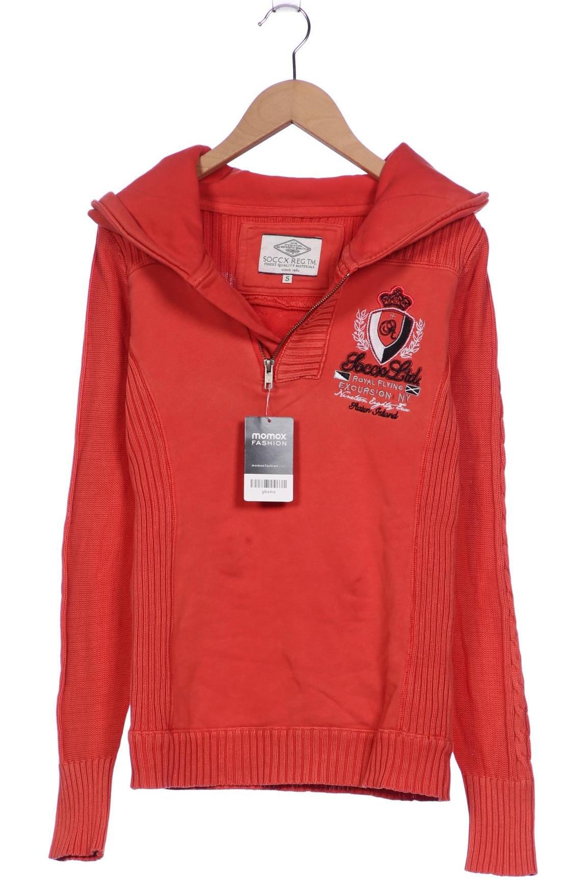 

Soccx Damen Pullover, orange, Gr. 36