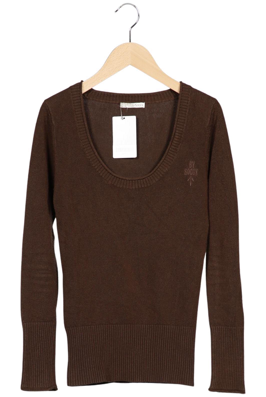 

Soccx Damen Pullover, braun, Gr. 34