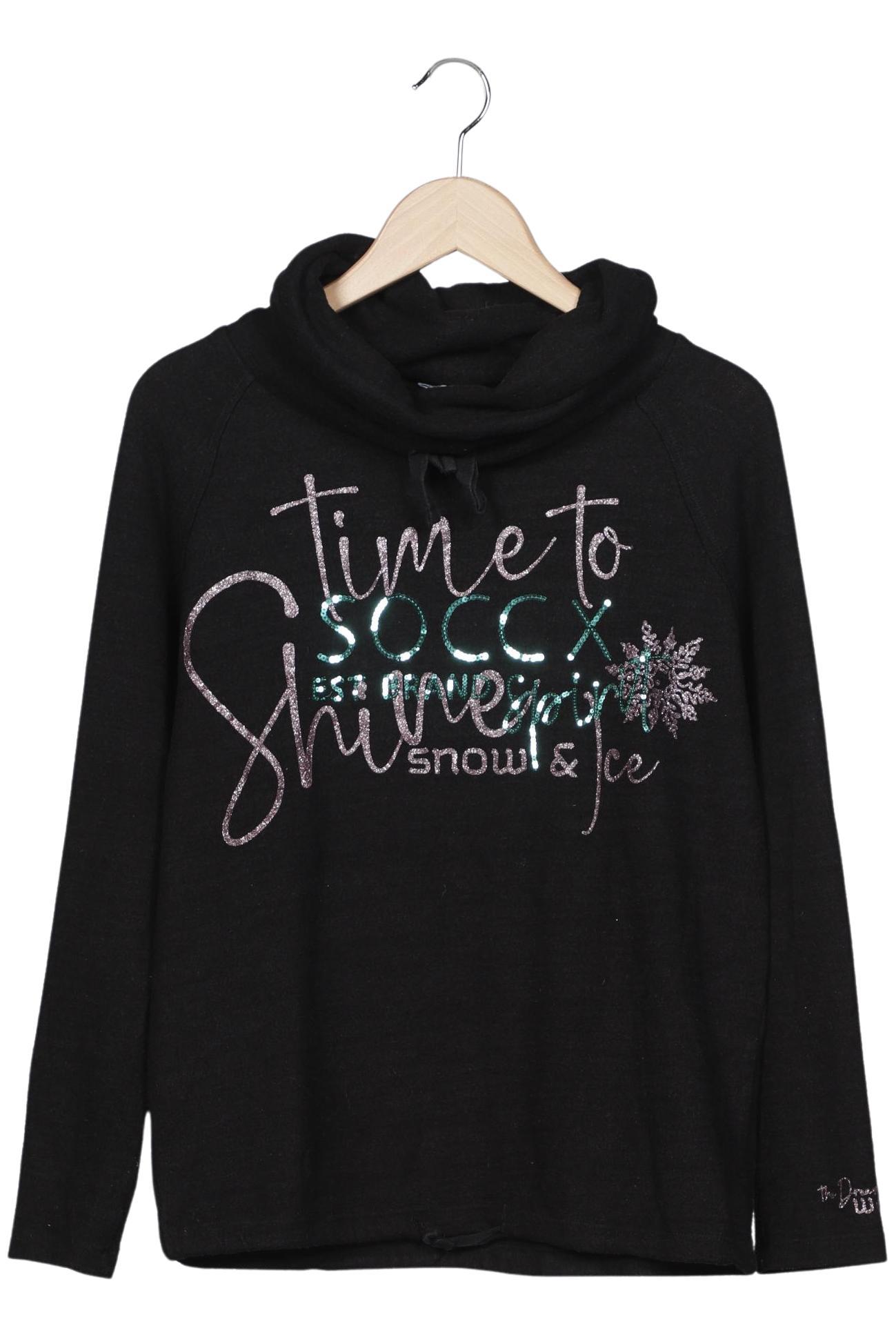 

Soccx Damen Pullover, schwarz, Gr. 38