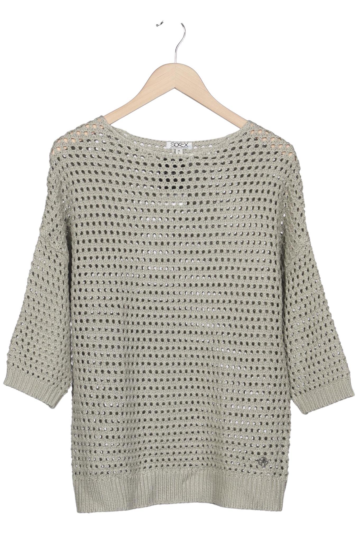 

Soccx Damen Pullover, grün, Gr. 38