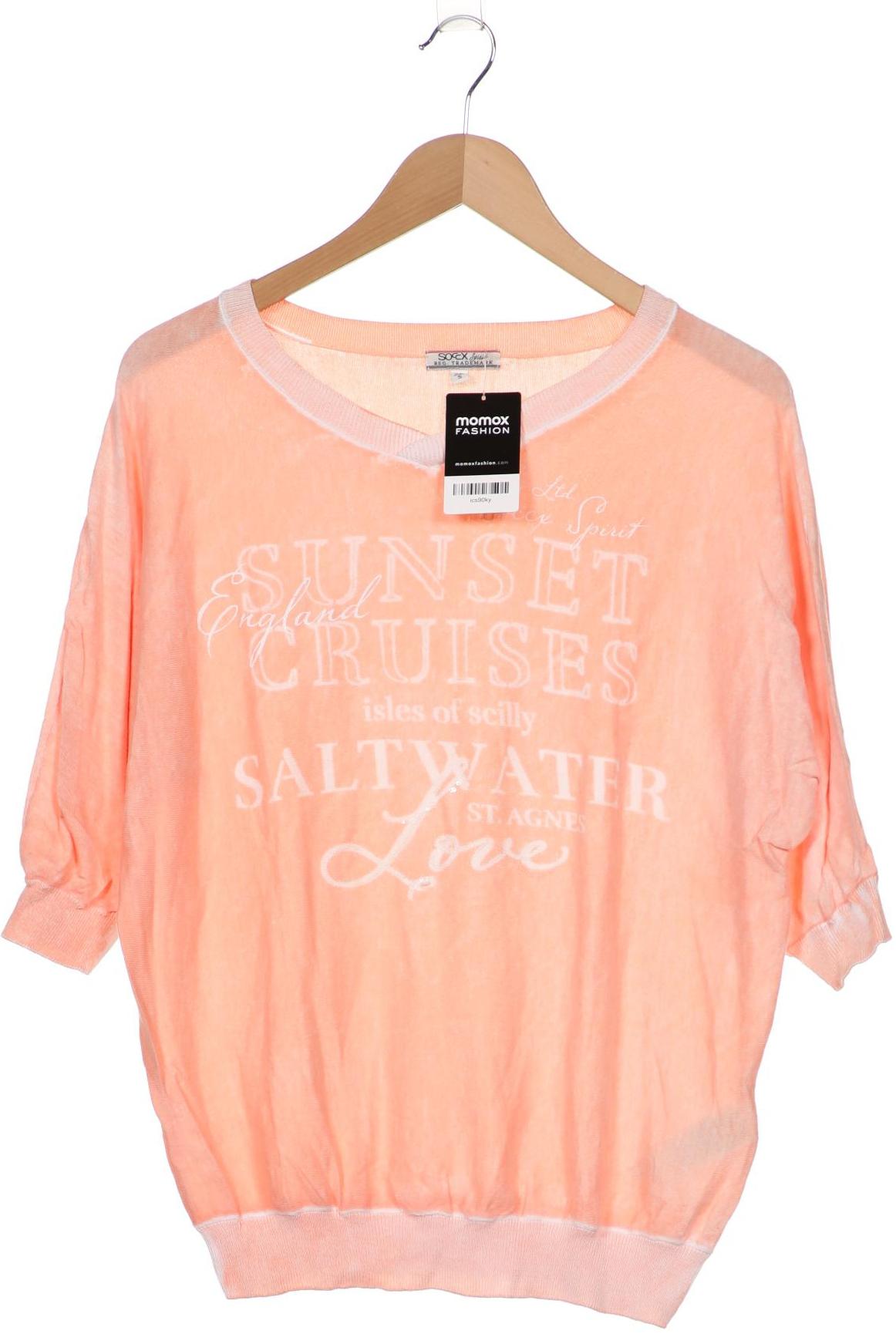 

SOCCX Damen Pullover, orange