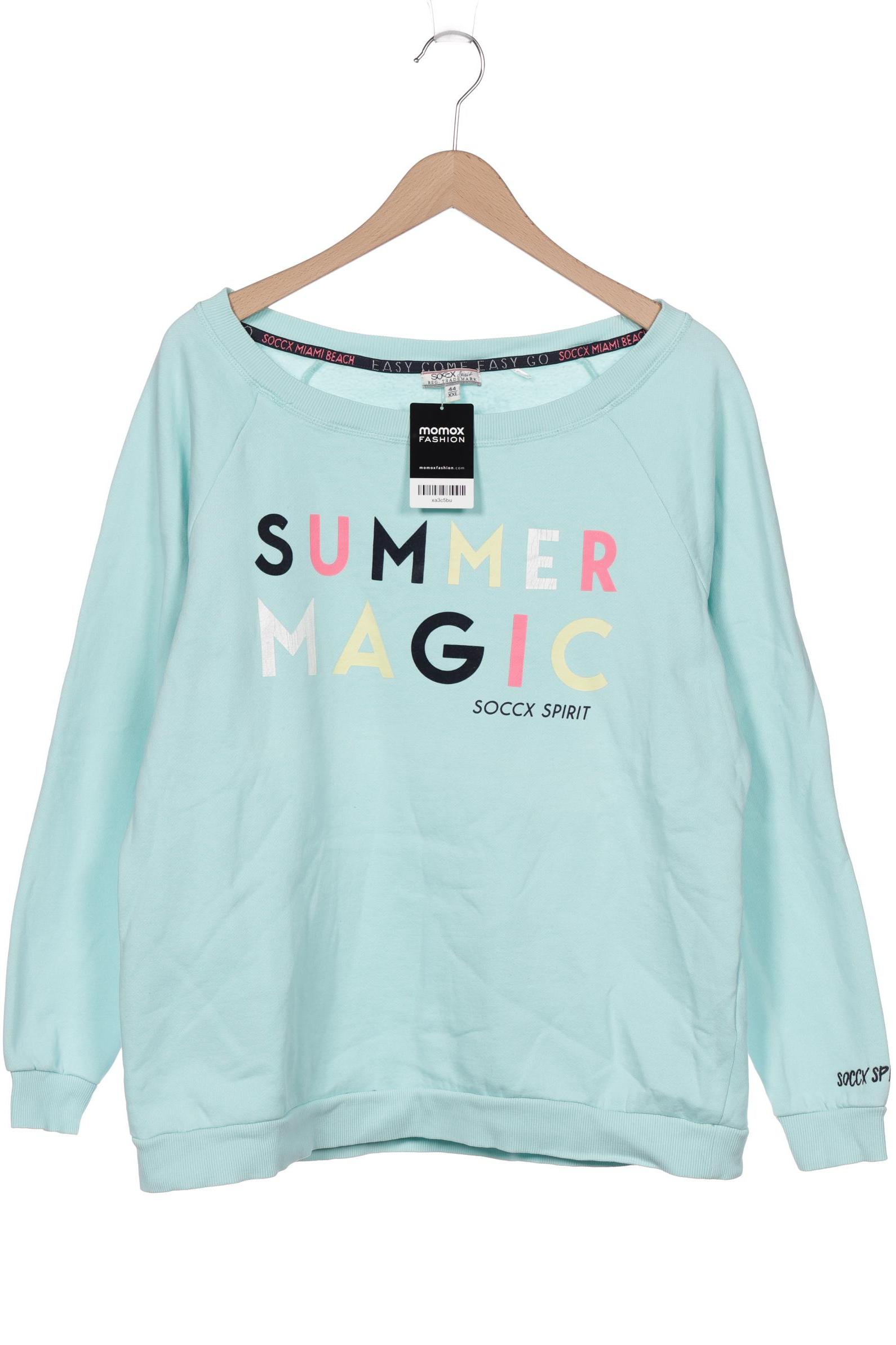 

SOCCX Damen Pullover, türkis