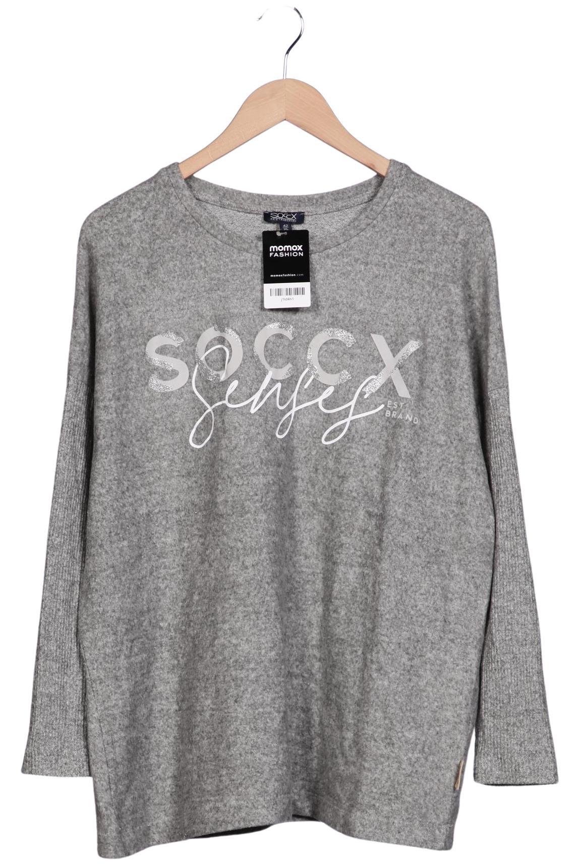 

Soccx Damen Pullover, grau, Gr. 42