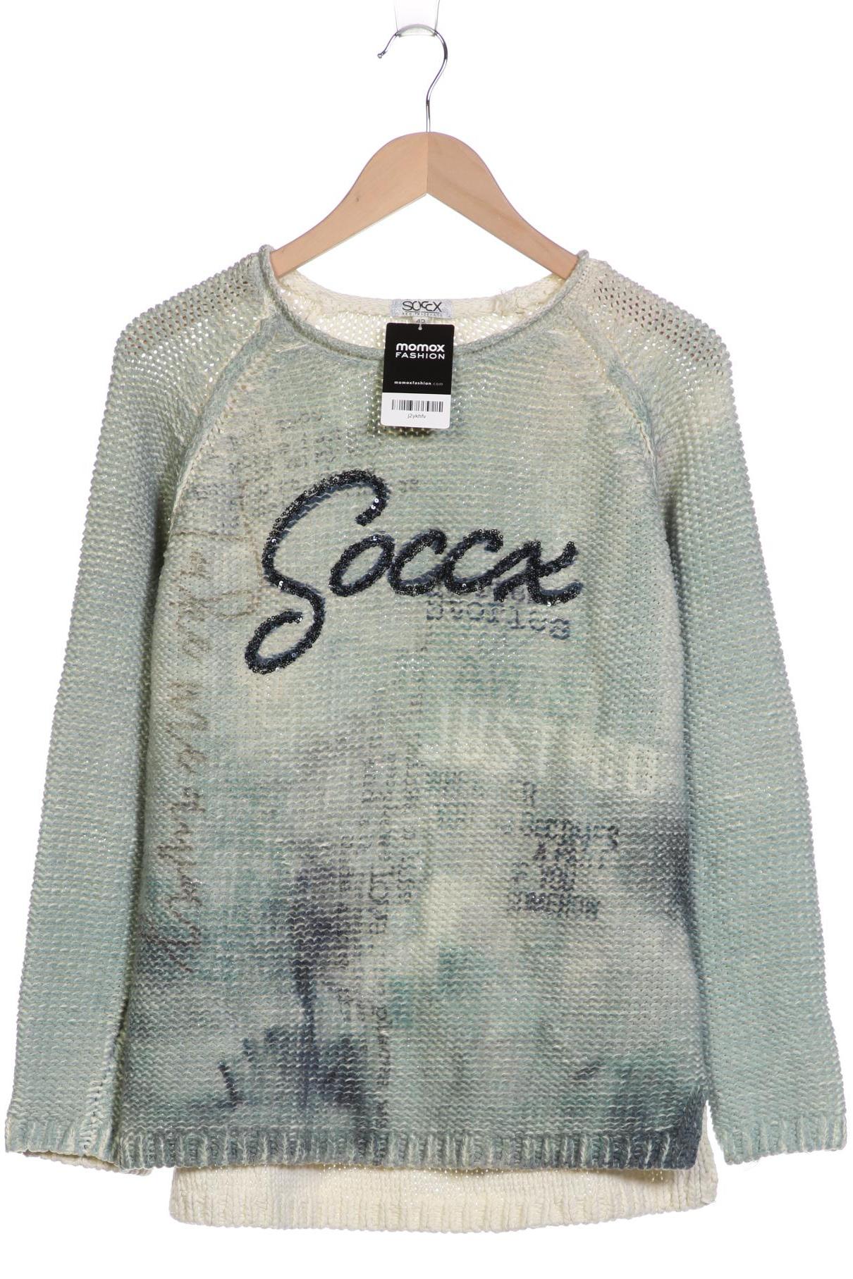 

Soccx Damen Pullover, hellgrün, Gr. 40