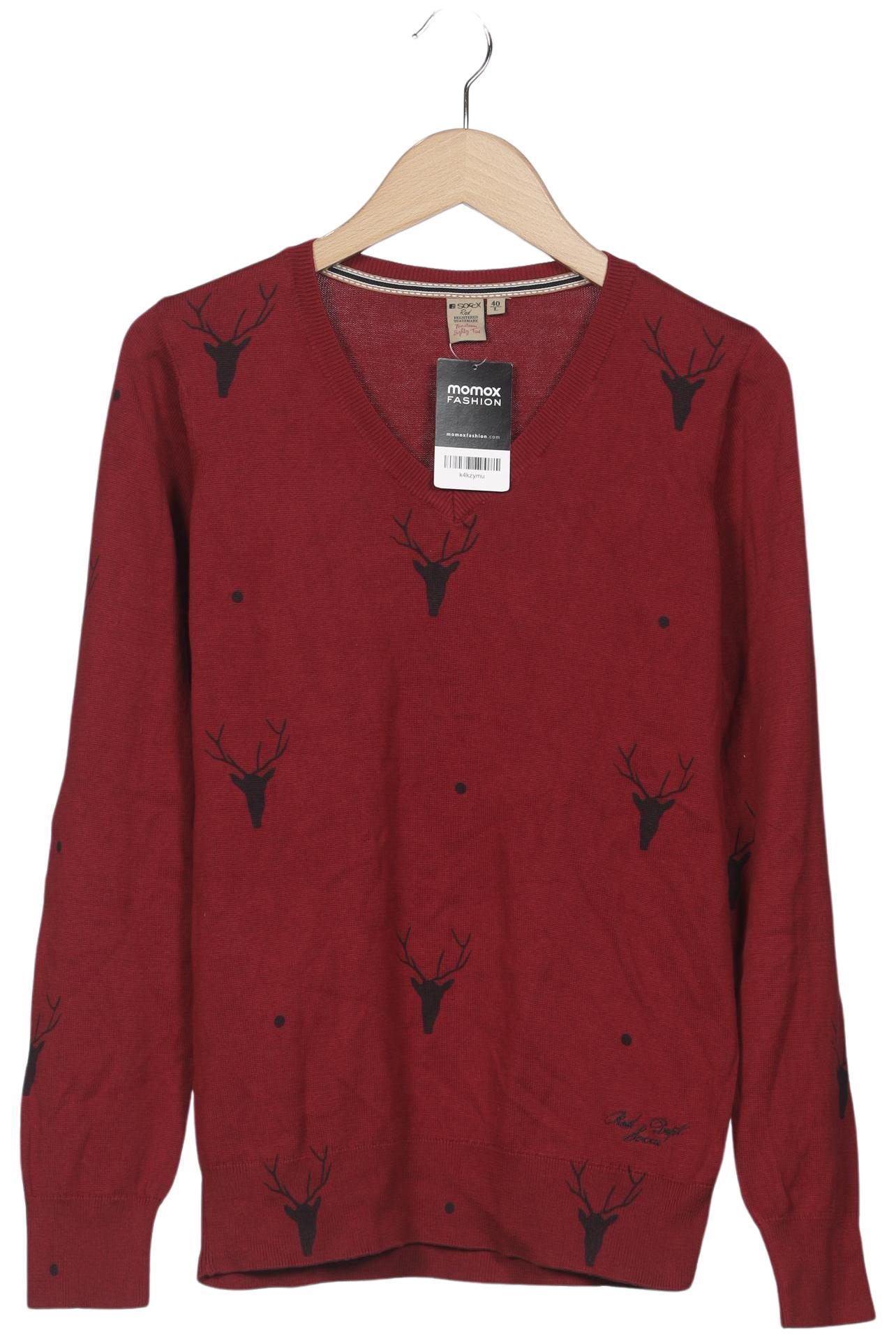 

Soccx Damen Pullover, rot, Gr. 40