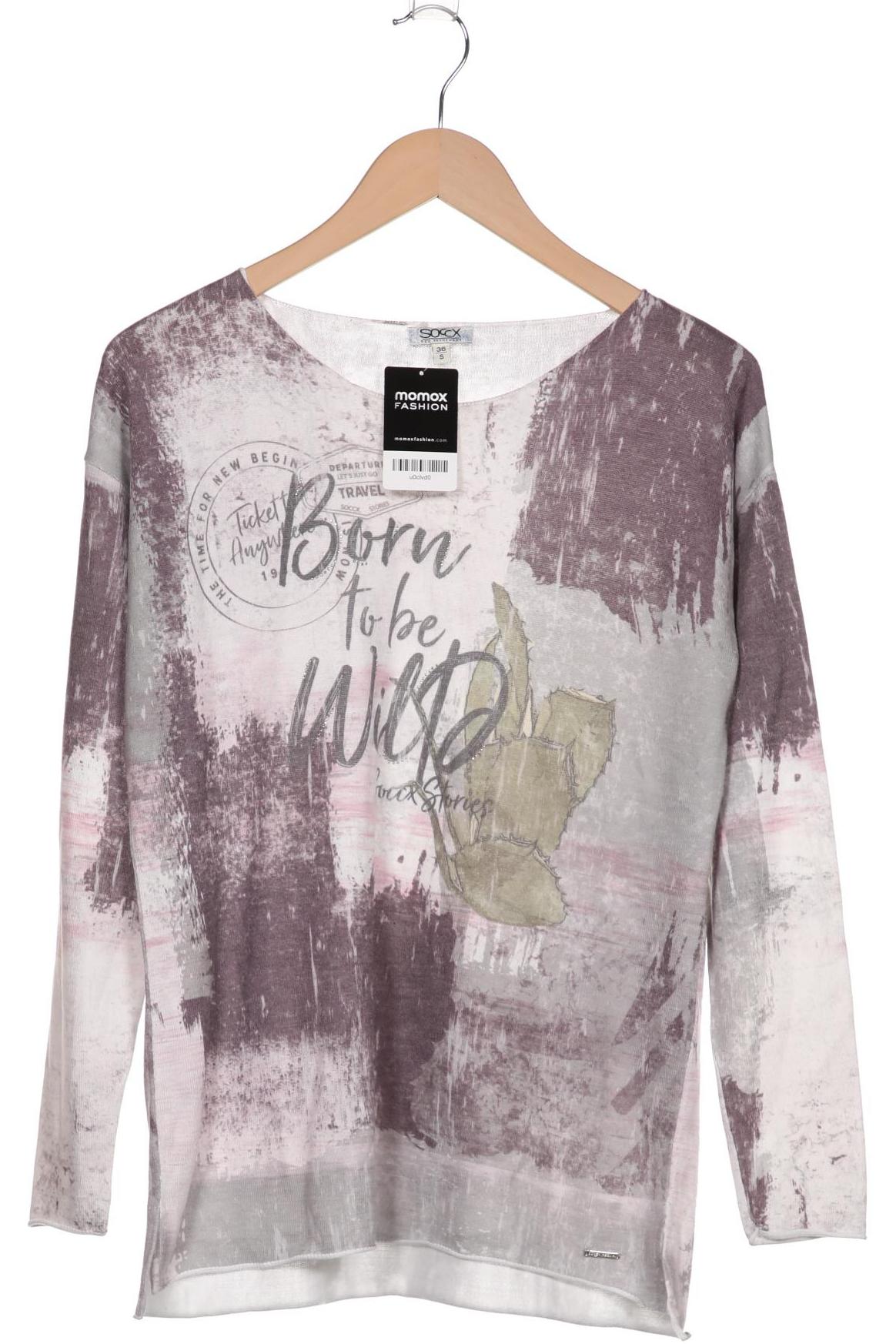 

Soccx Damen Pullover, mehrfarbig, Gr. 36