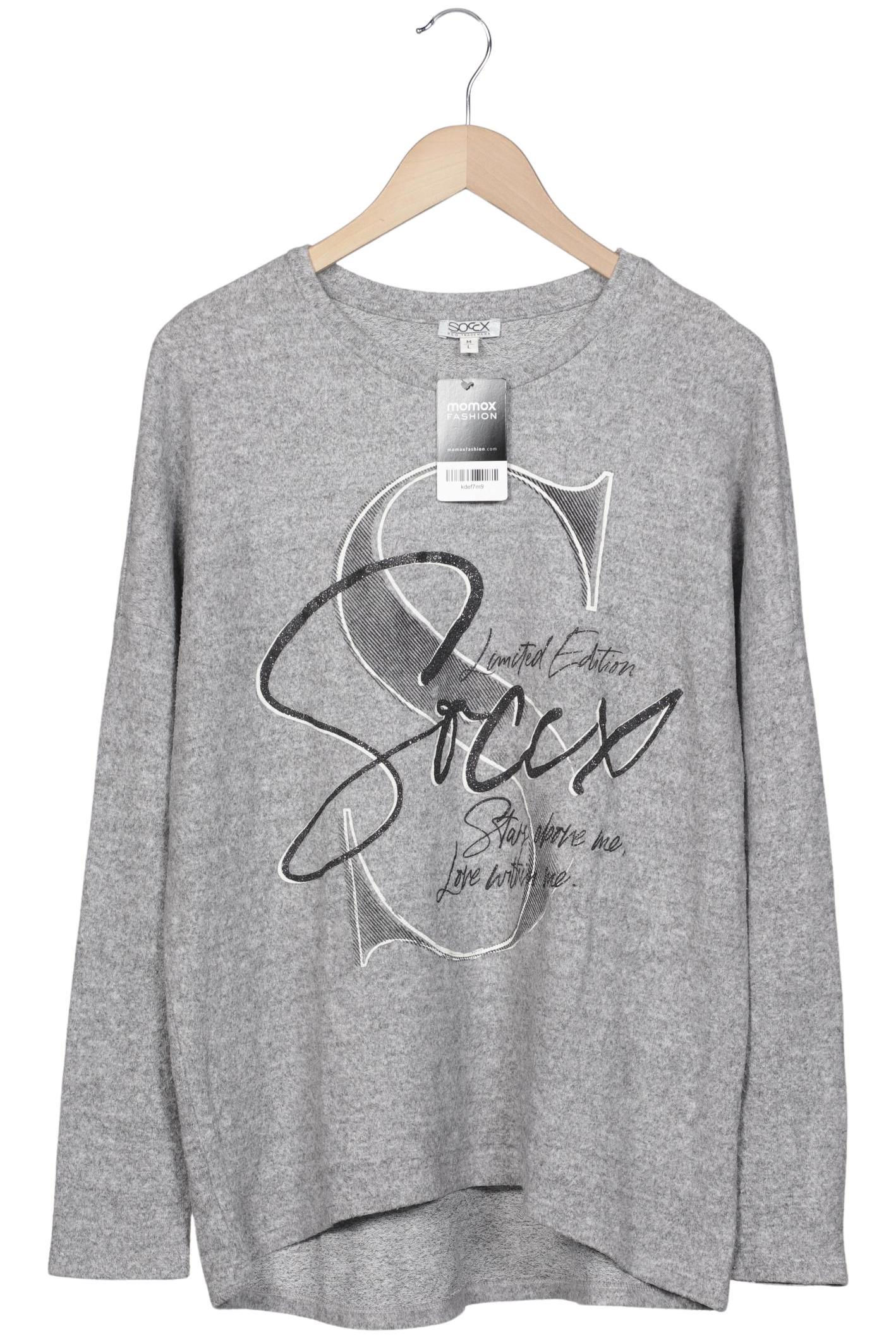 

Soccx Damen Pullover, grau, Gr. 38