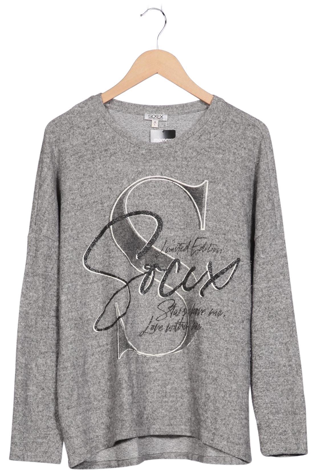 

Soccx Damen Pullover, grau, Gr. 38