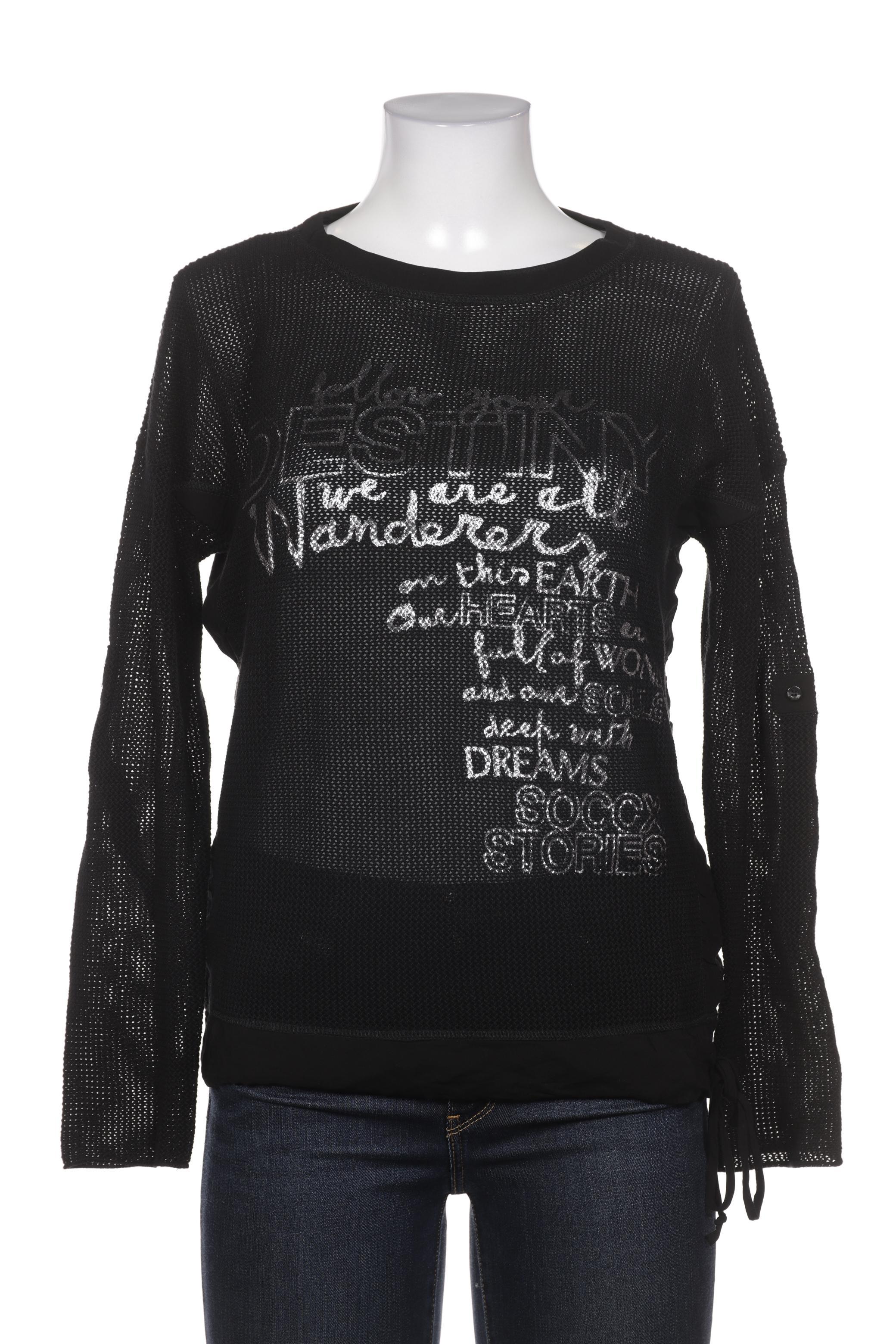 

Soccx Damen Pullover, schwarz, Gr. 36