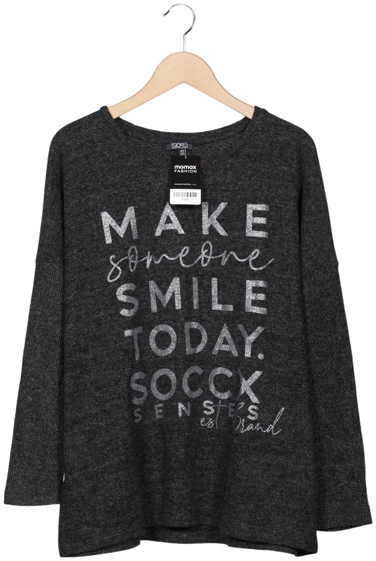 

Soccx Damen Pullover, grau, Gr. 44