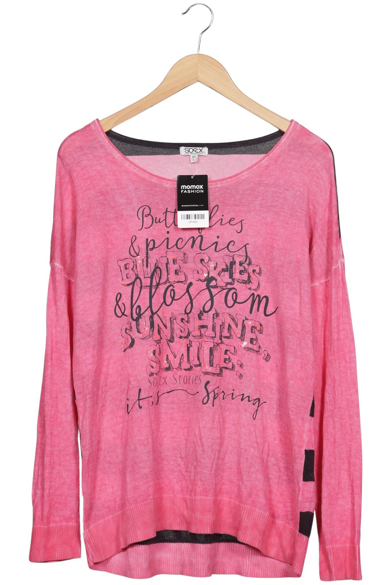 

Soccx Damen Pullover, pink, Gr. 40