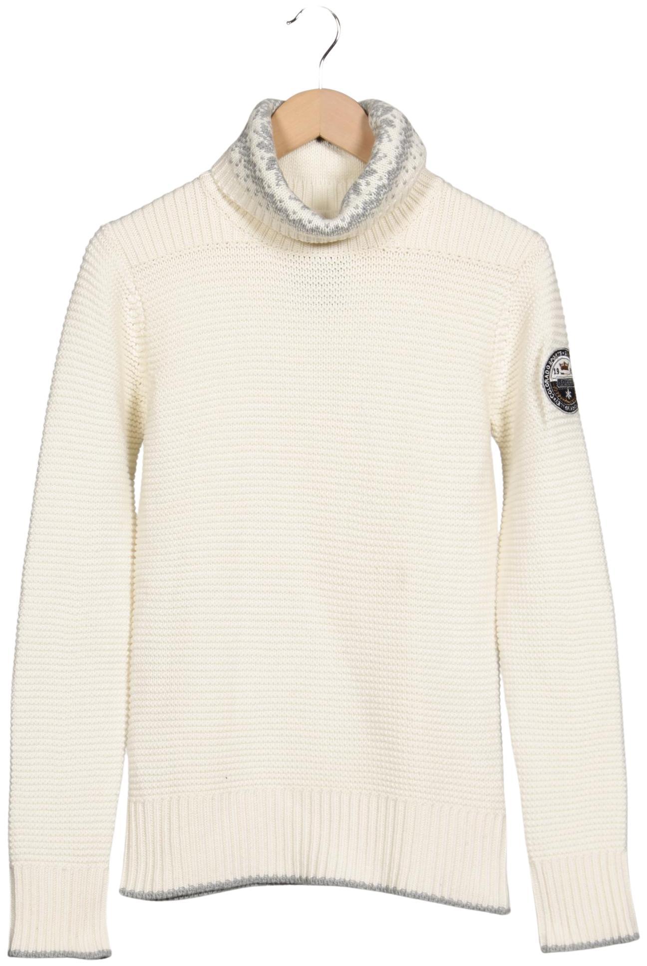 

Soccx Damen Pullover, weiß, Gr. 42