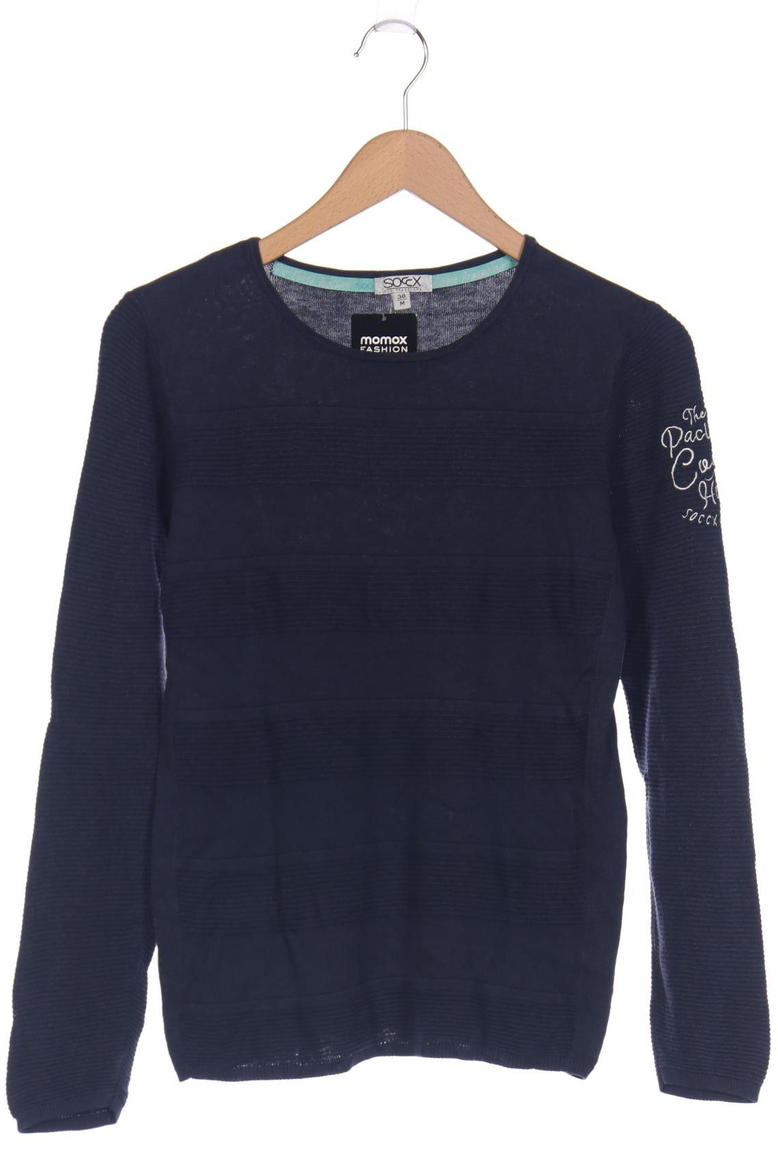 

SOCCX Damen Pullover, marineblau