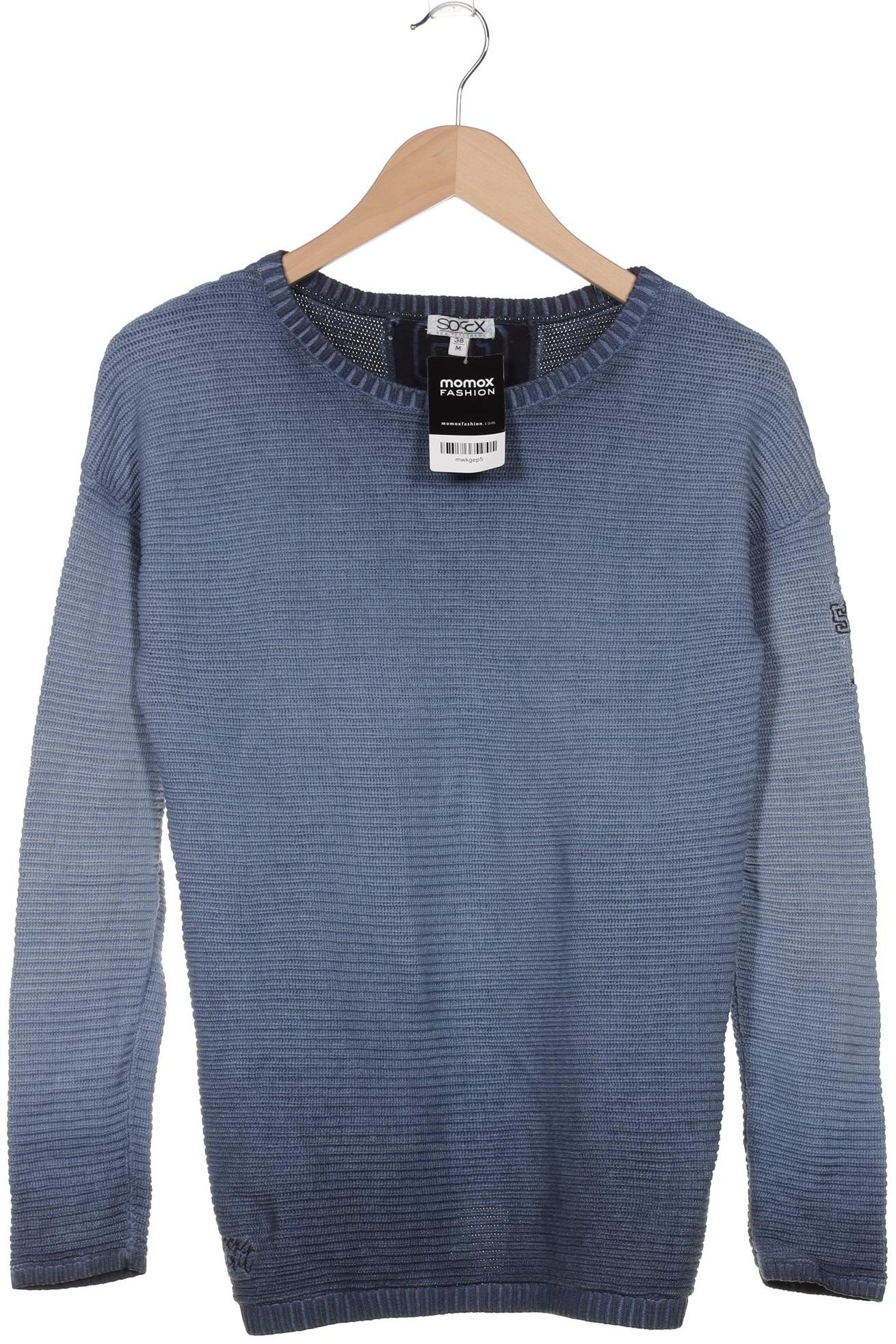 

Soccx Damen Pullover, blau, Gr. 38
