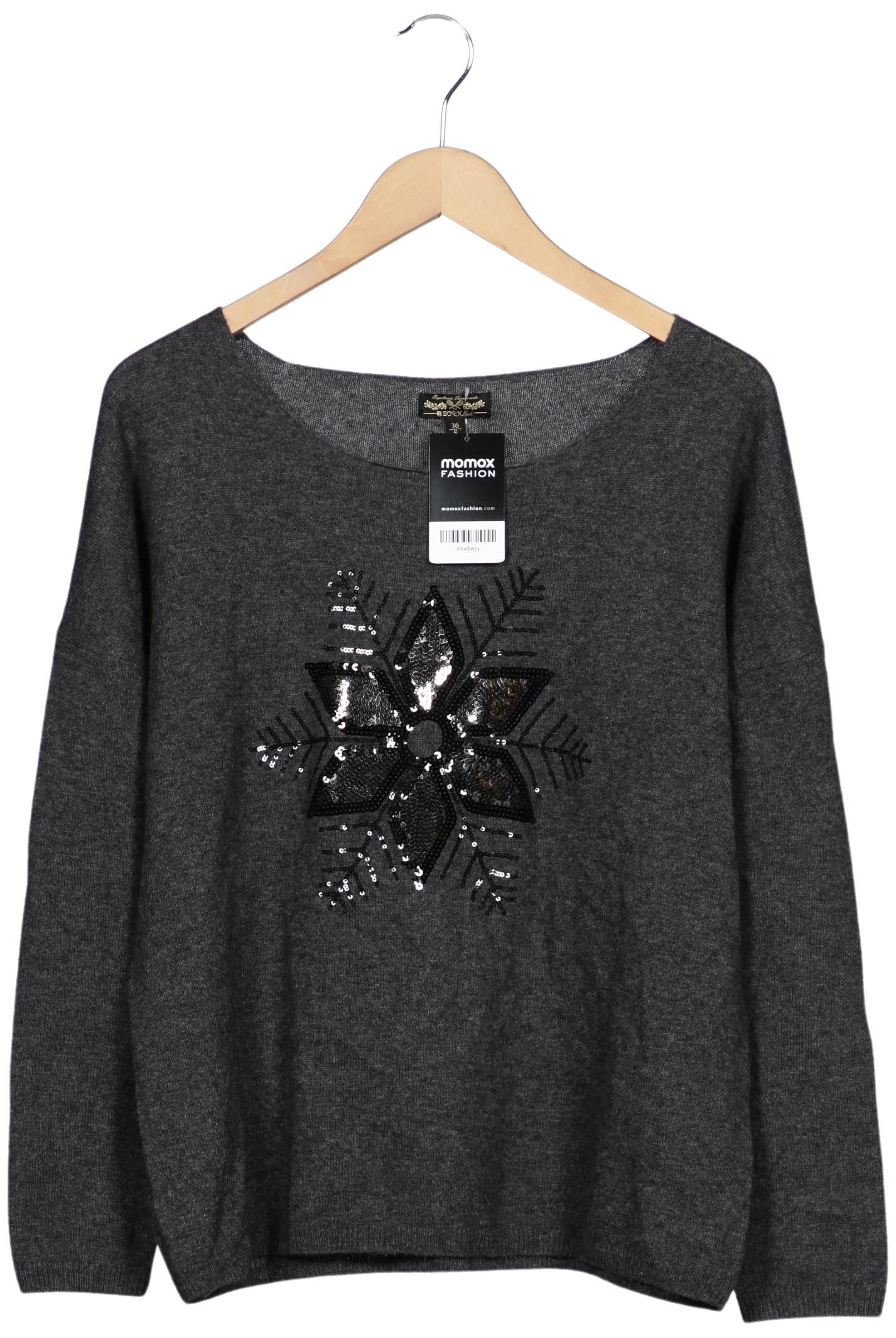 

Soccx Damen Pullover, grau, Gr. 36