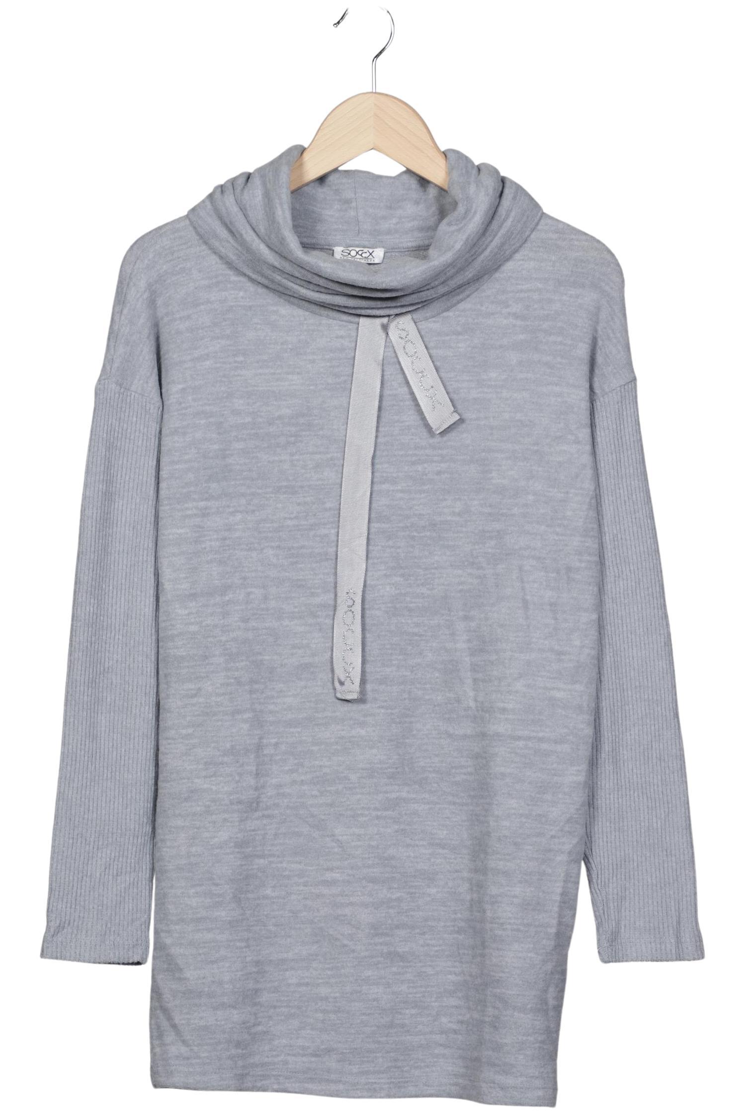 

Soccx Damen Pullover, grau, Gr. 34