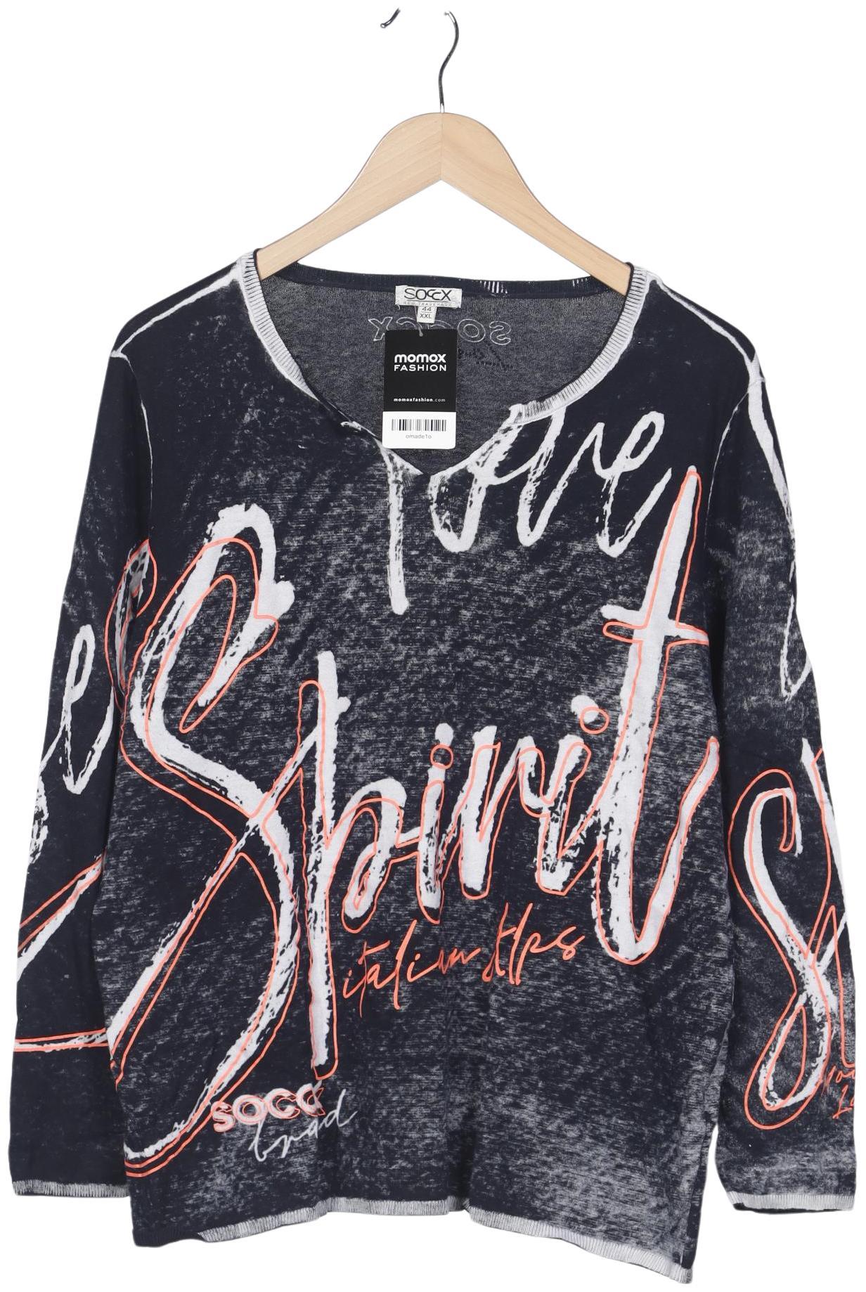 

Soccx Damen Pullover, marineblau, Gr. 44