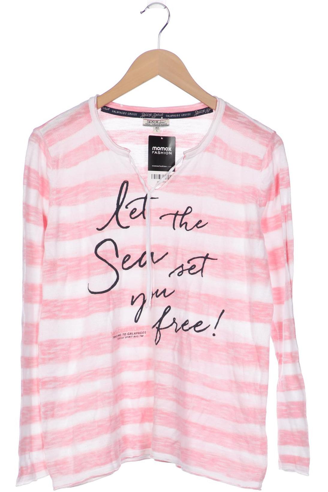 

SOCCX Damen Pullover, pink