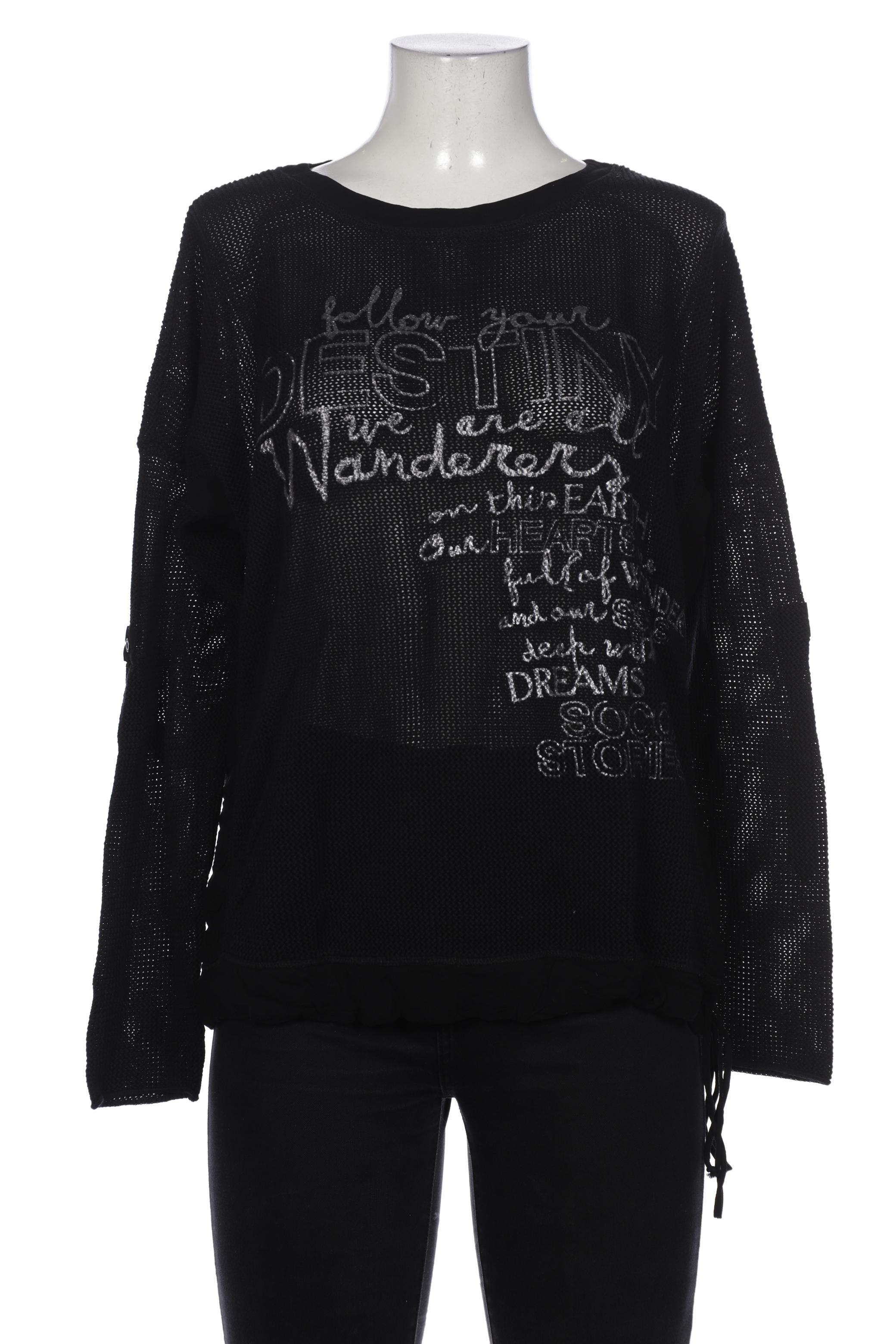 

Soccx Damen Pullover, schwarz, Gr. 42