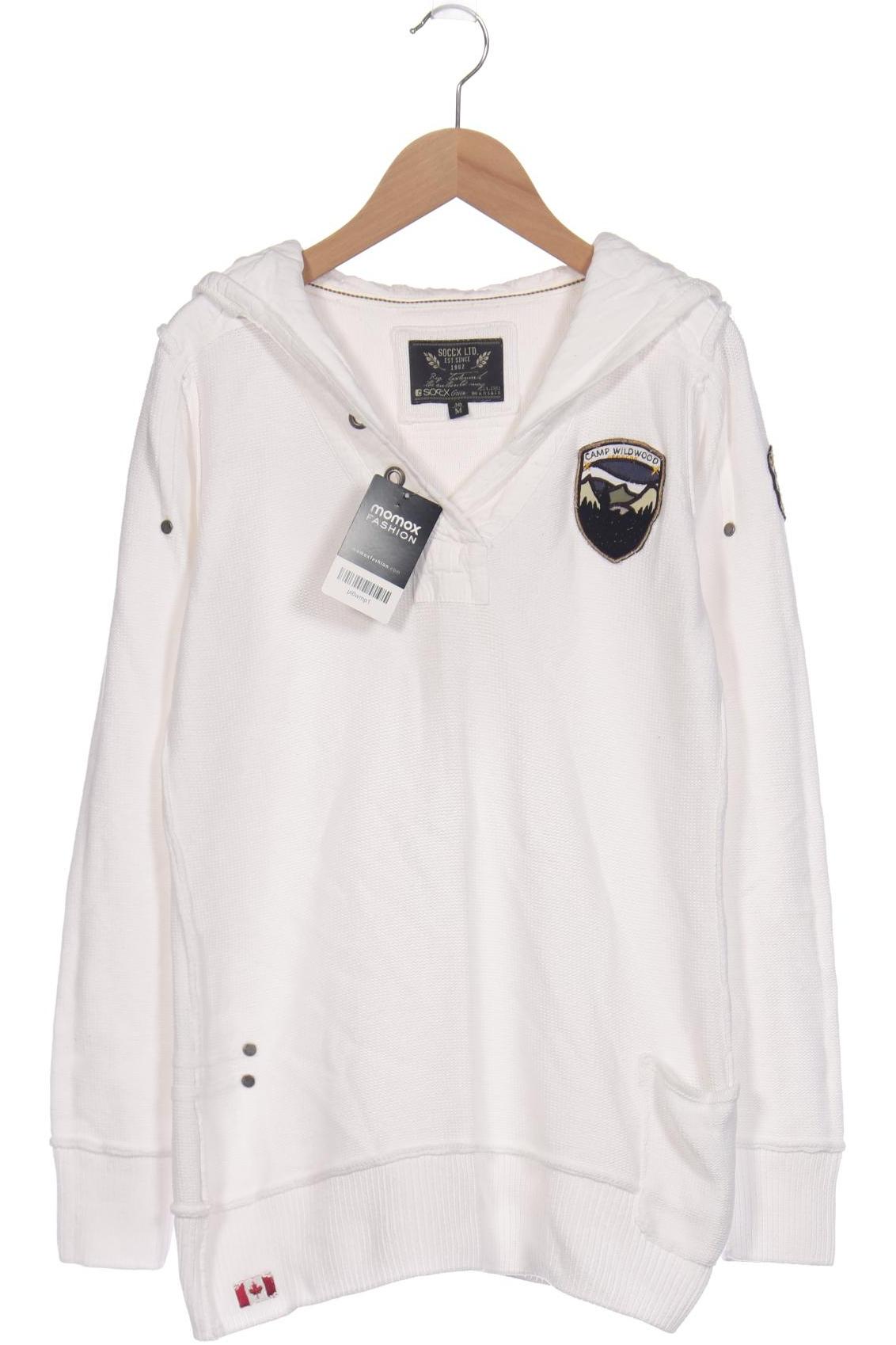 

SOCCX Damen Pullover, weiß