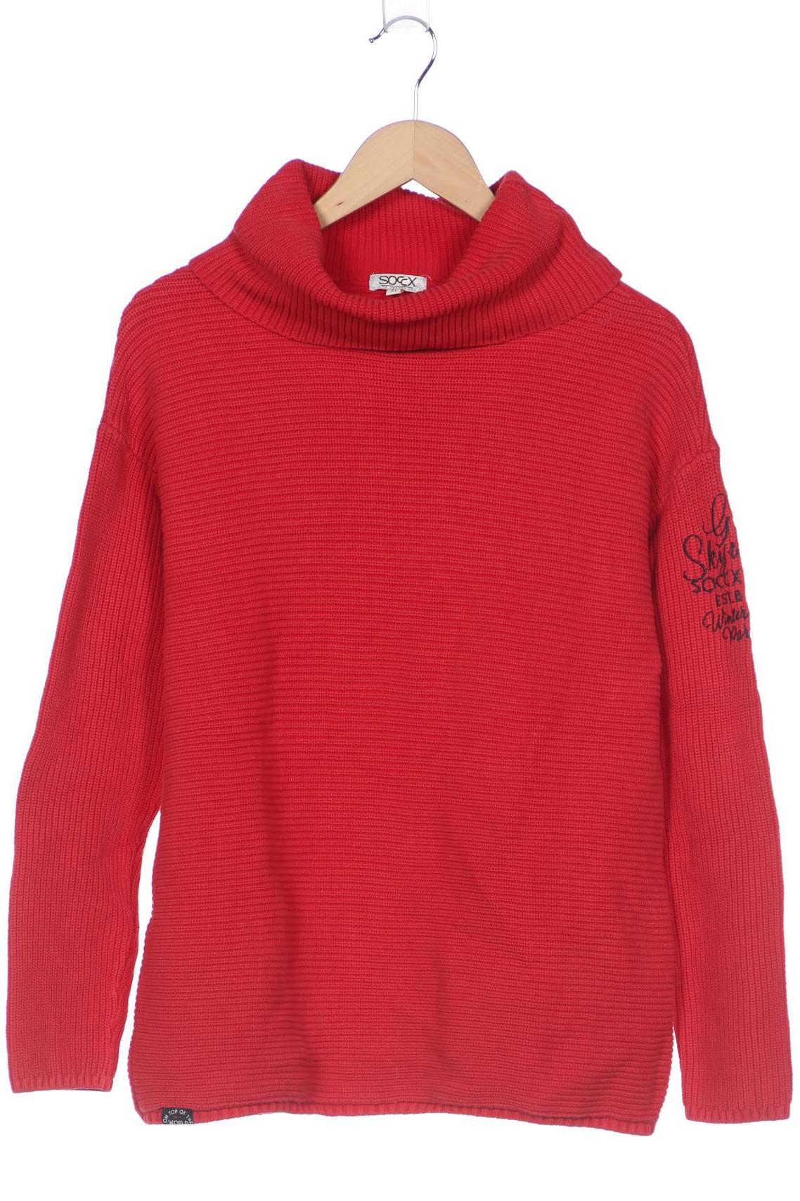 

SOCCX Damen Pullover, rot